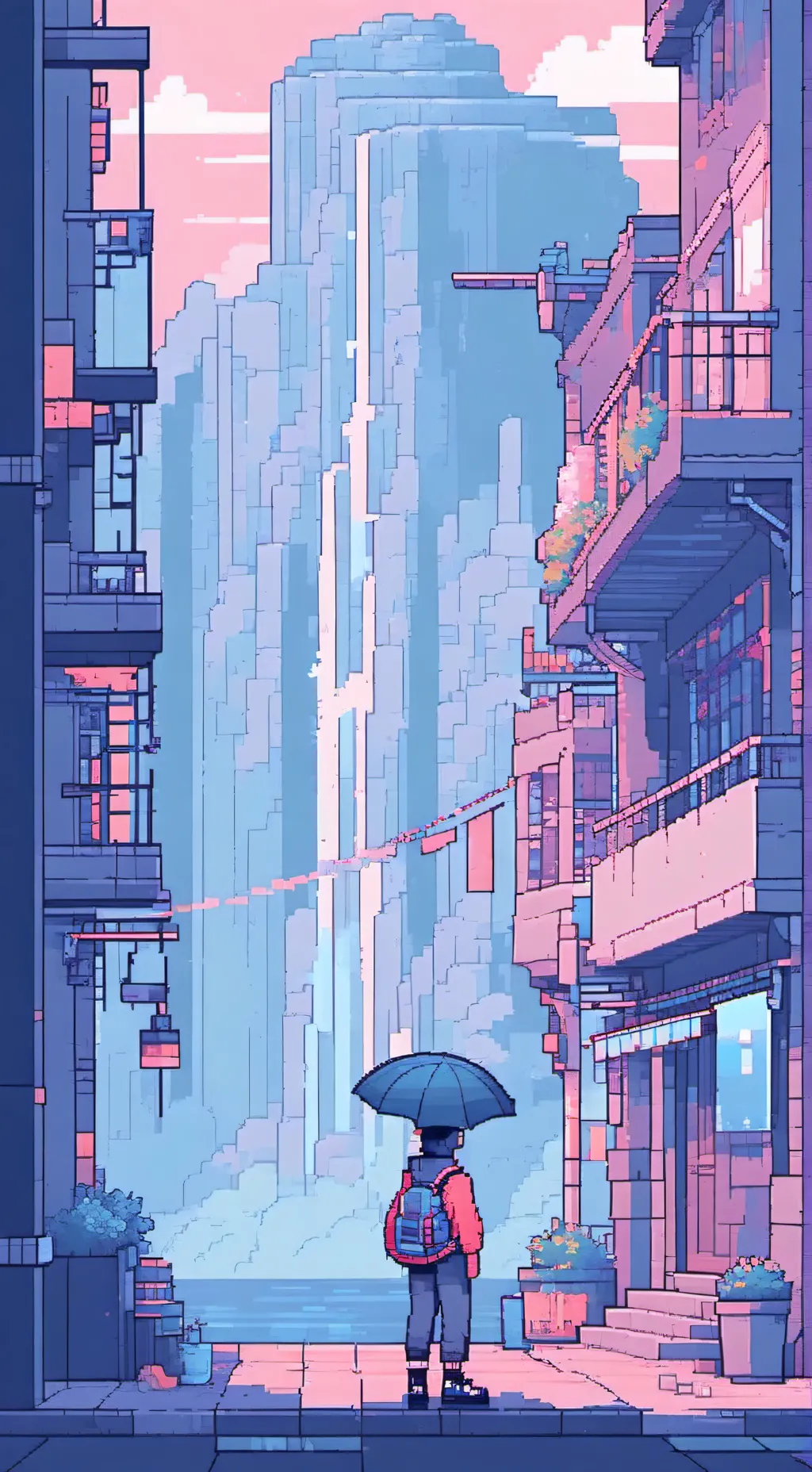 ai character: Guiding light background