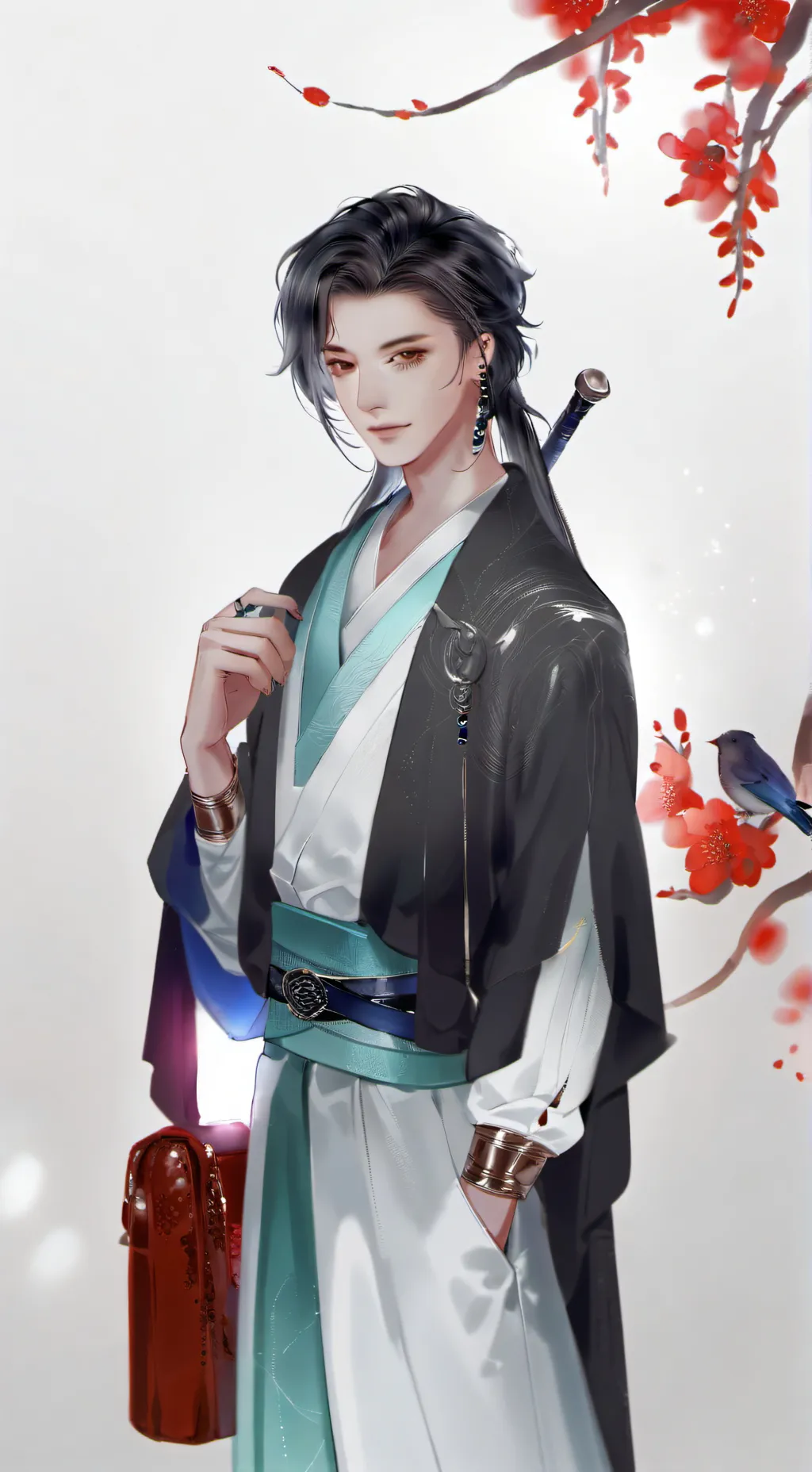 ai character: Kiyo Kazuha  background