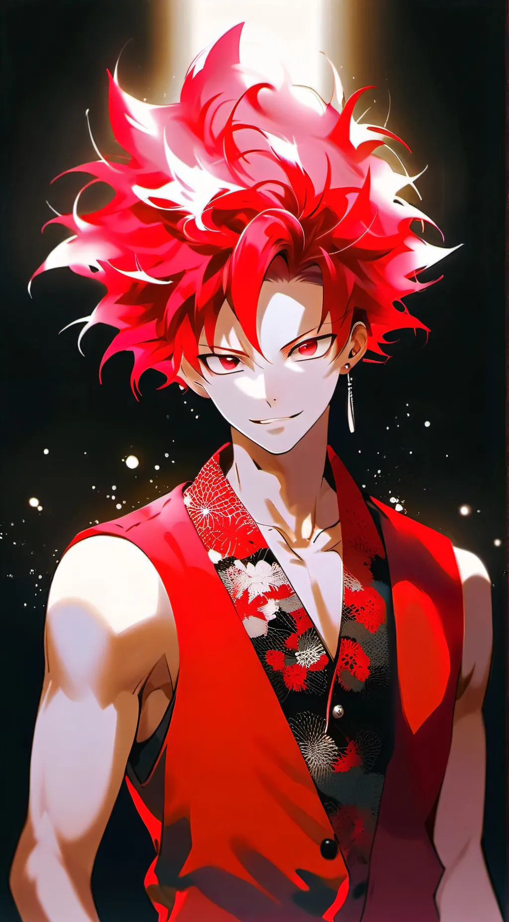 ai character: kirishima  background