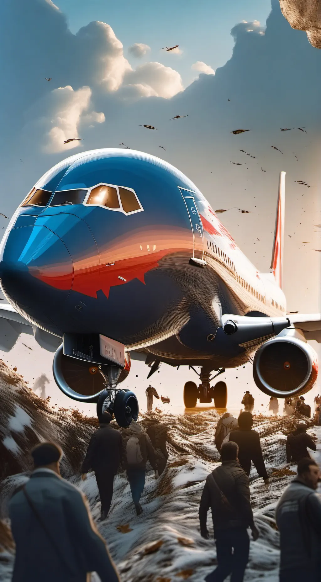 ai character: Plane Trip!! background