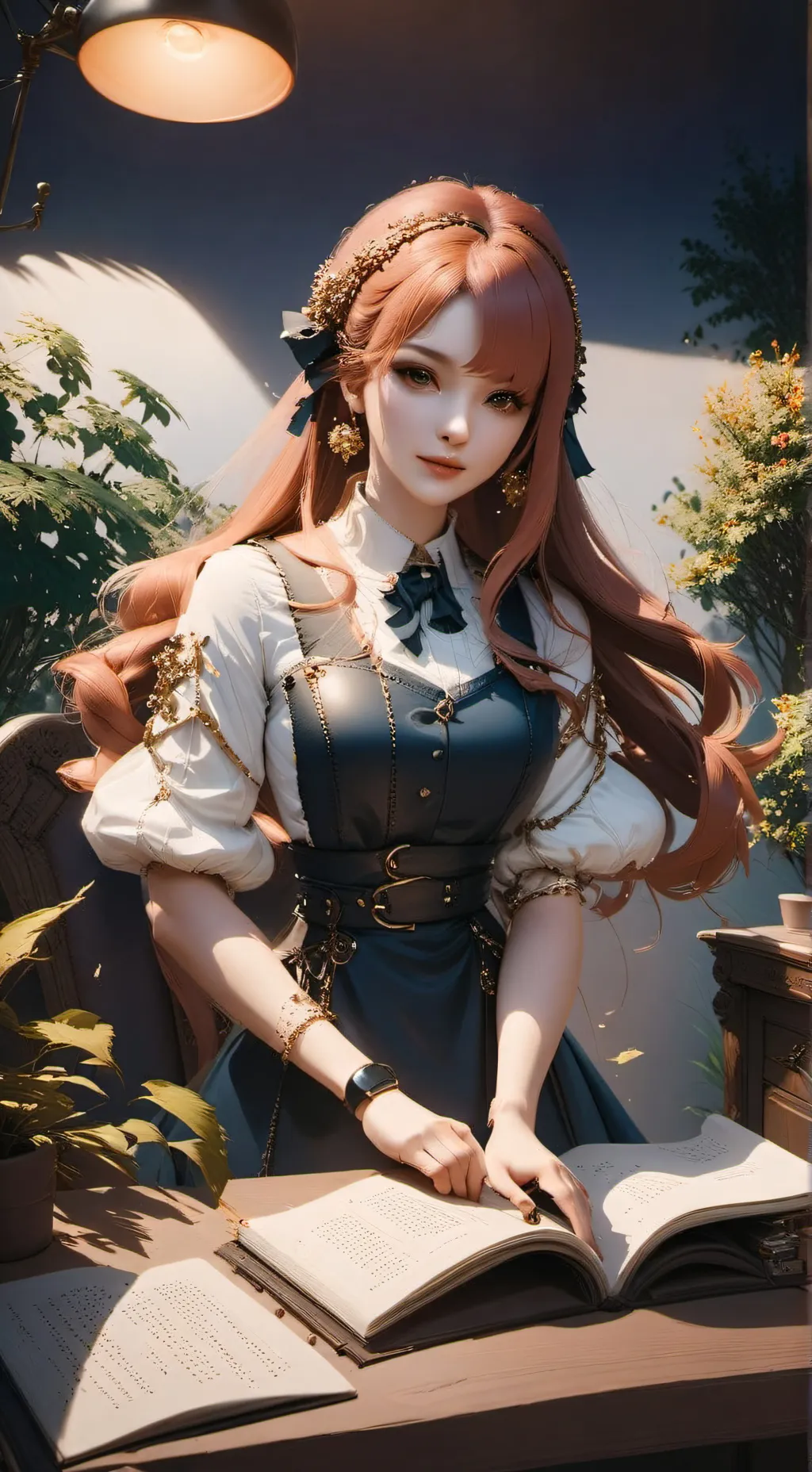 ai character: Caroline  background