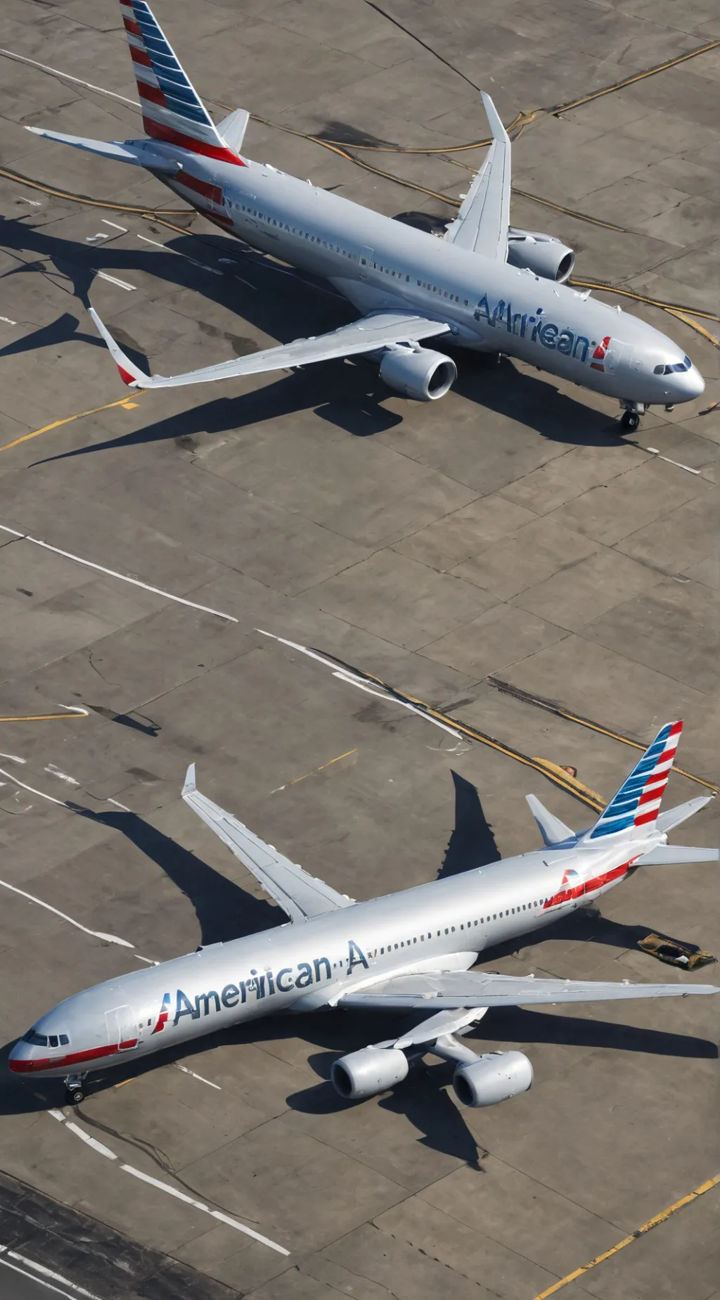ai character: American Airlines background
