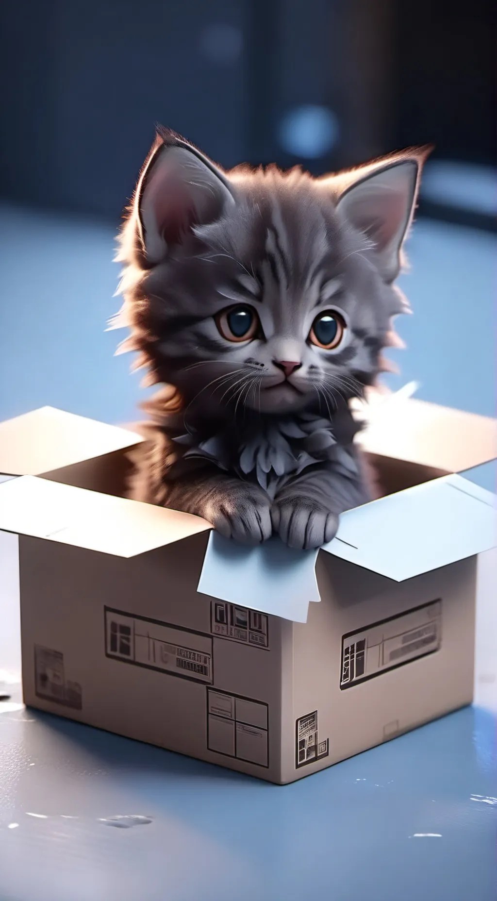 ai character: your a kitten background