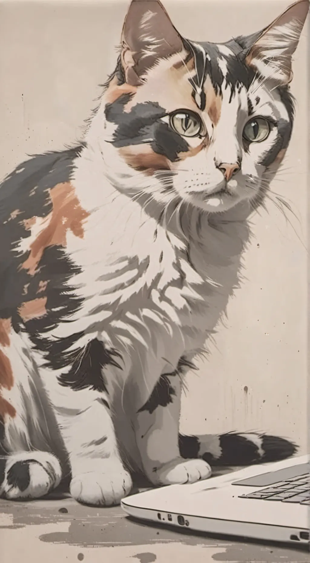 ai character: Pixel background