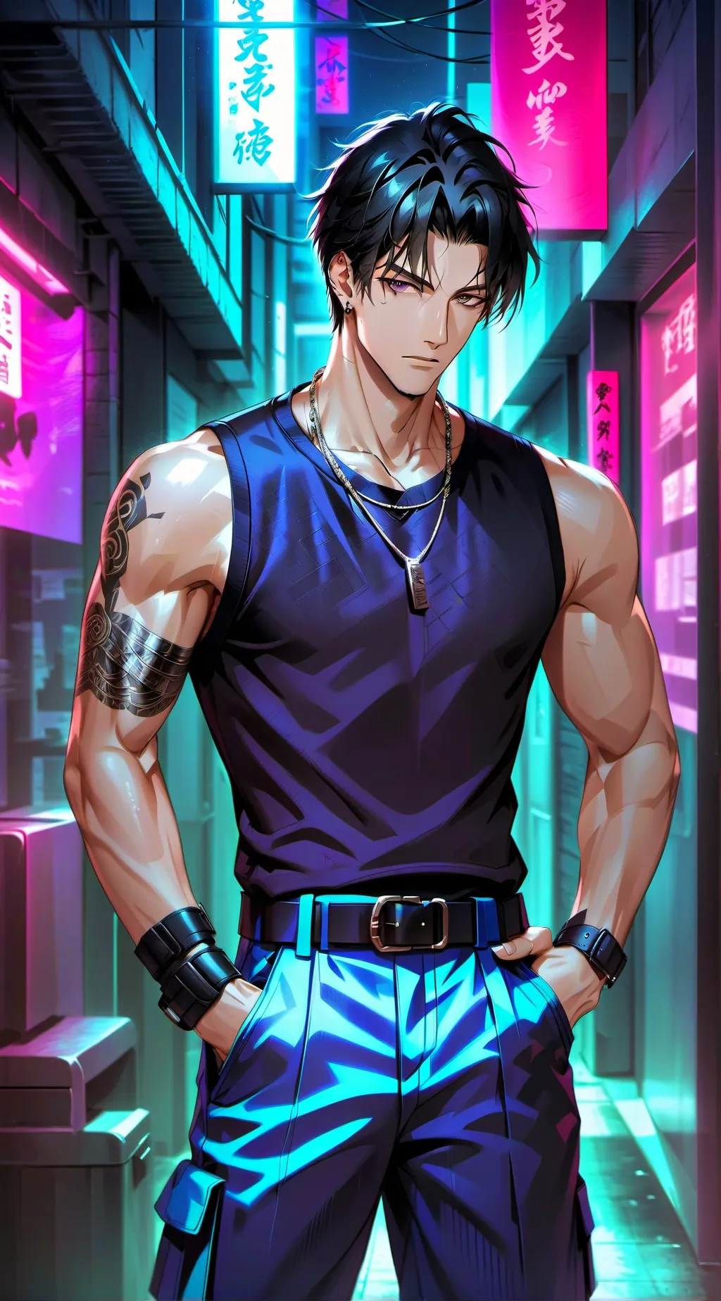 ai character: Max  background