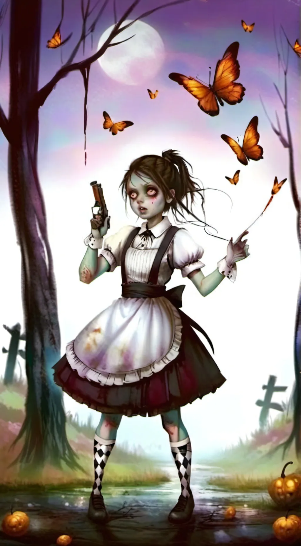 ai character: Little Sister background