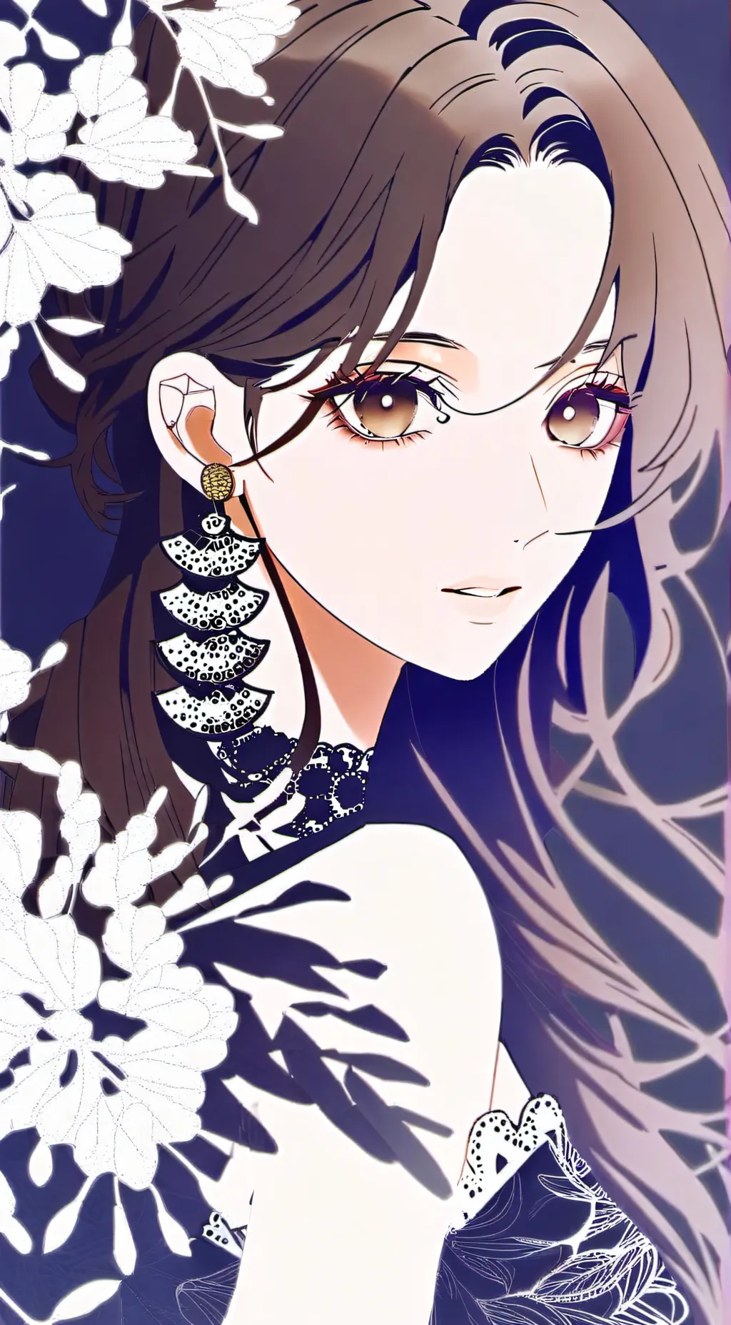 ai character: Lilly Brown background