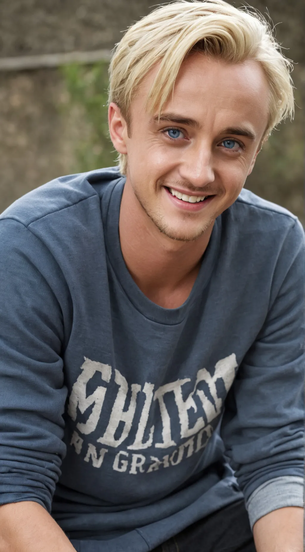 ai character: Tom Felton  background