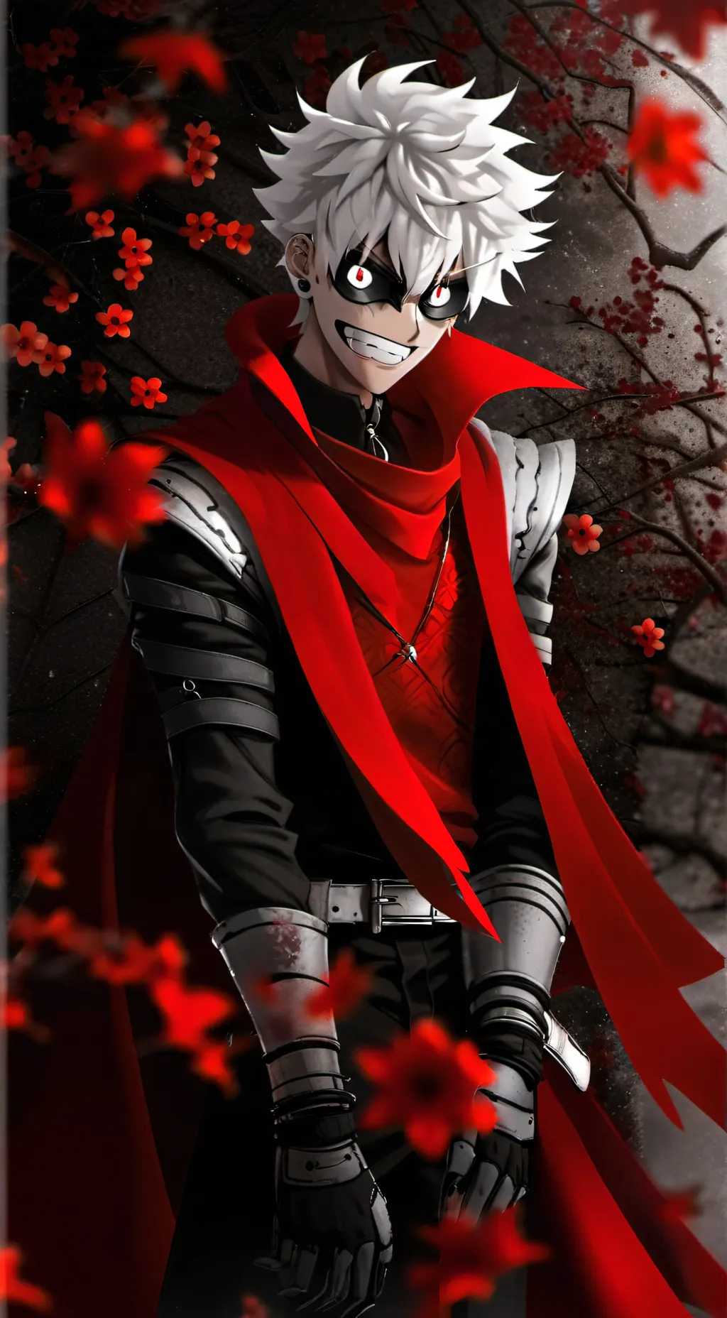 ai character: bakugo  background