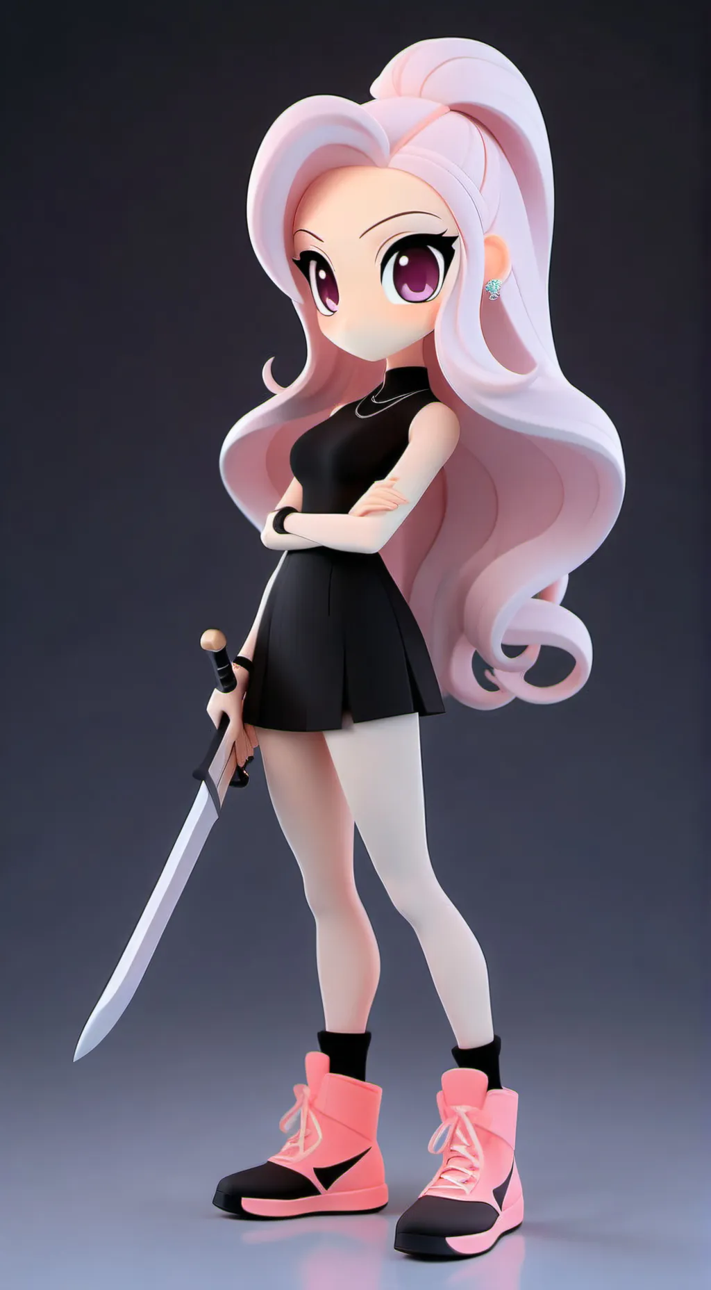 ai character: otra fluttershy  background