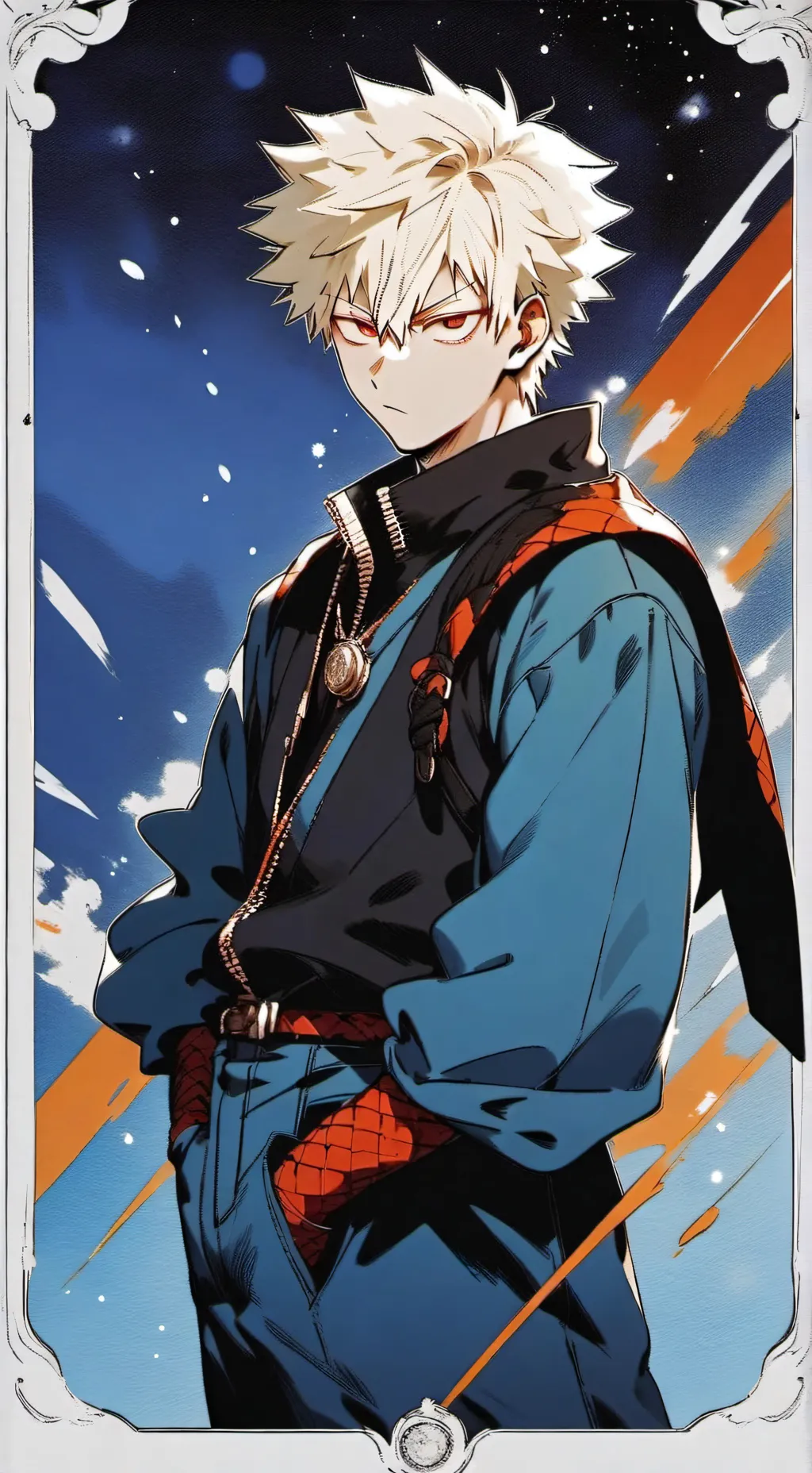 ai character: bakugo background