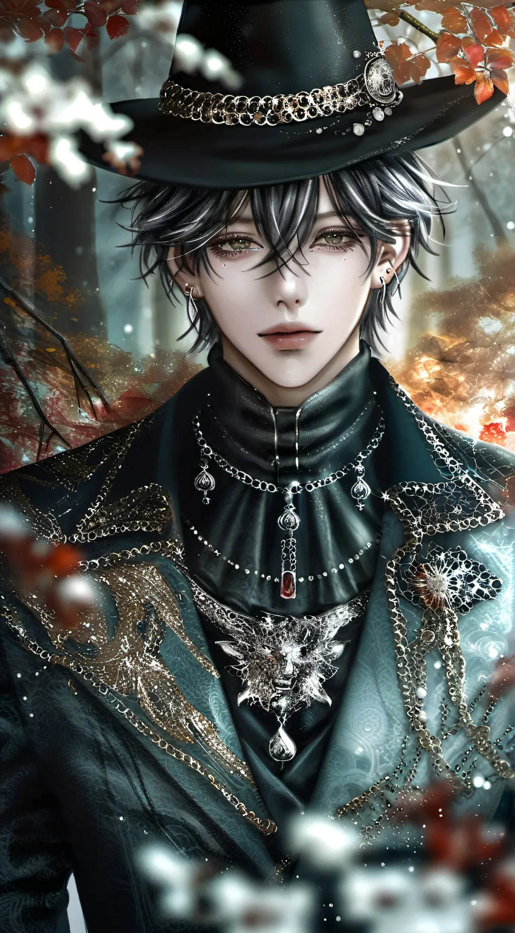 ai character: .•♫•♬• 𝑳𝒆𝒐 •♬•♫•. background