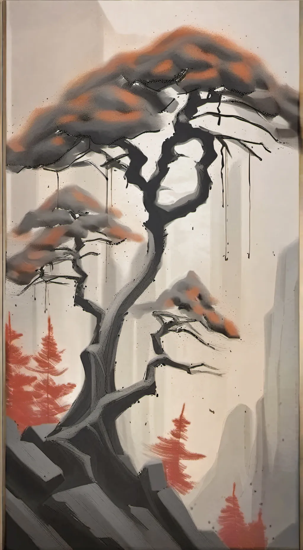 ai character: Lepidodendron background