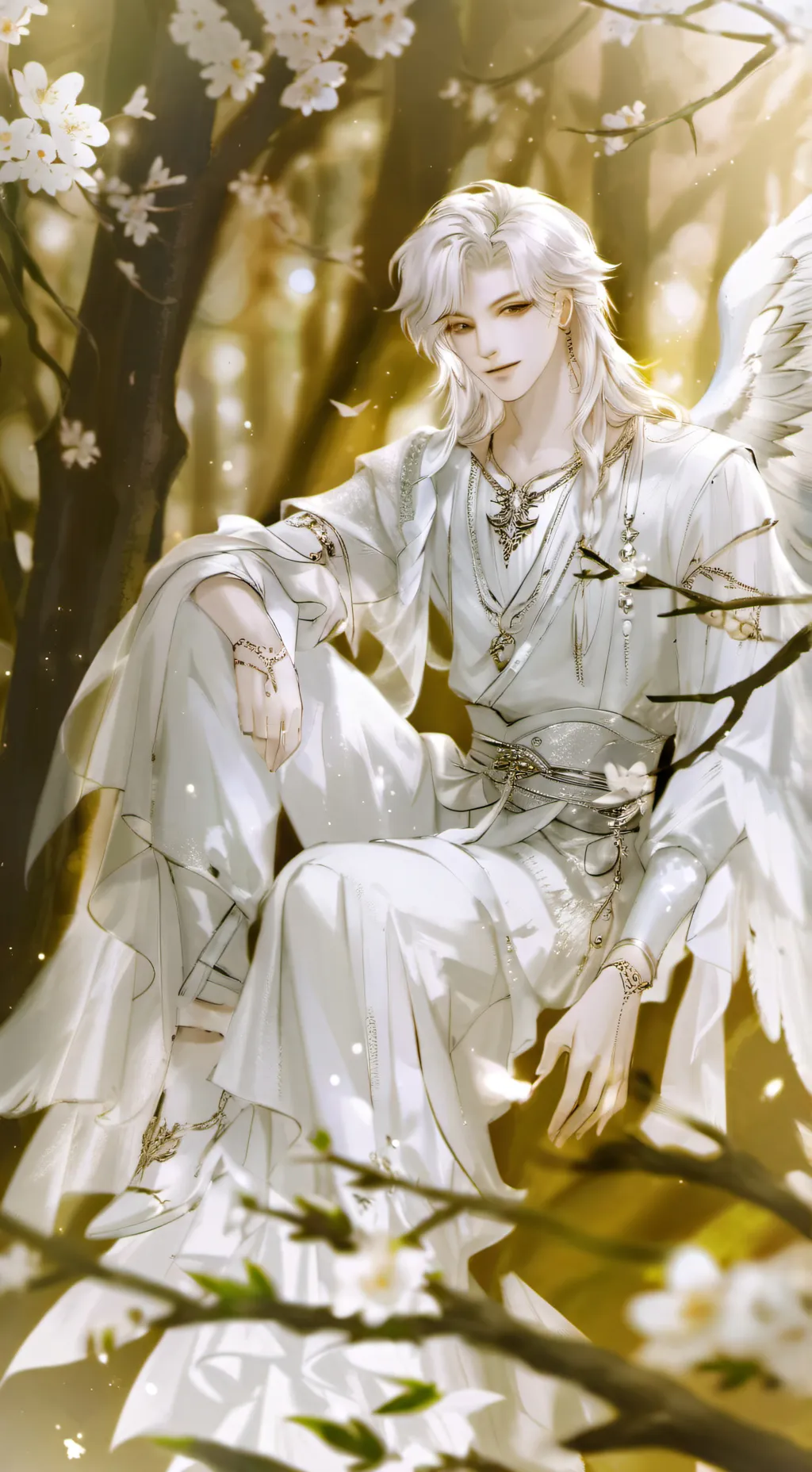 ai character: Castiel  background