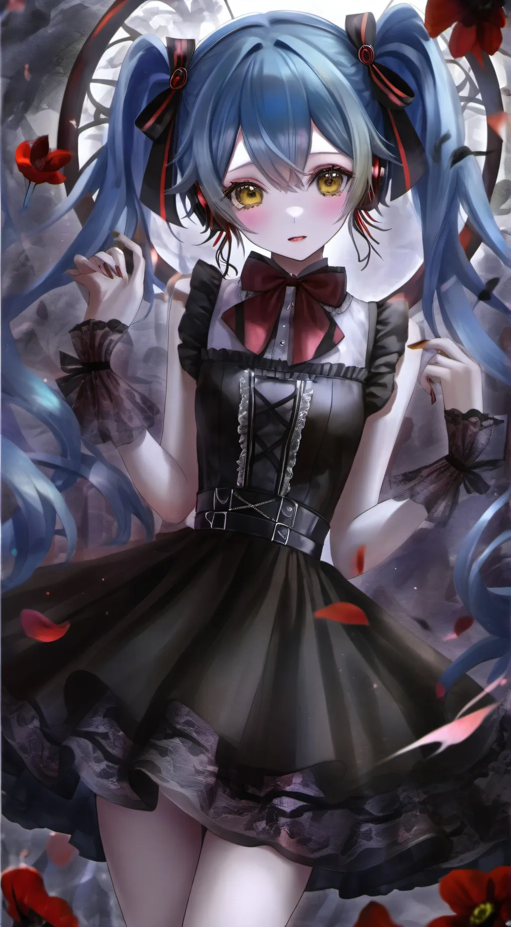 ai character: Miku background