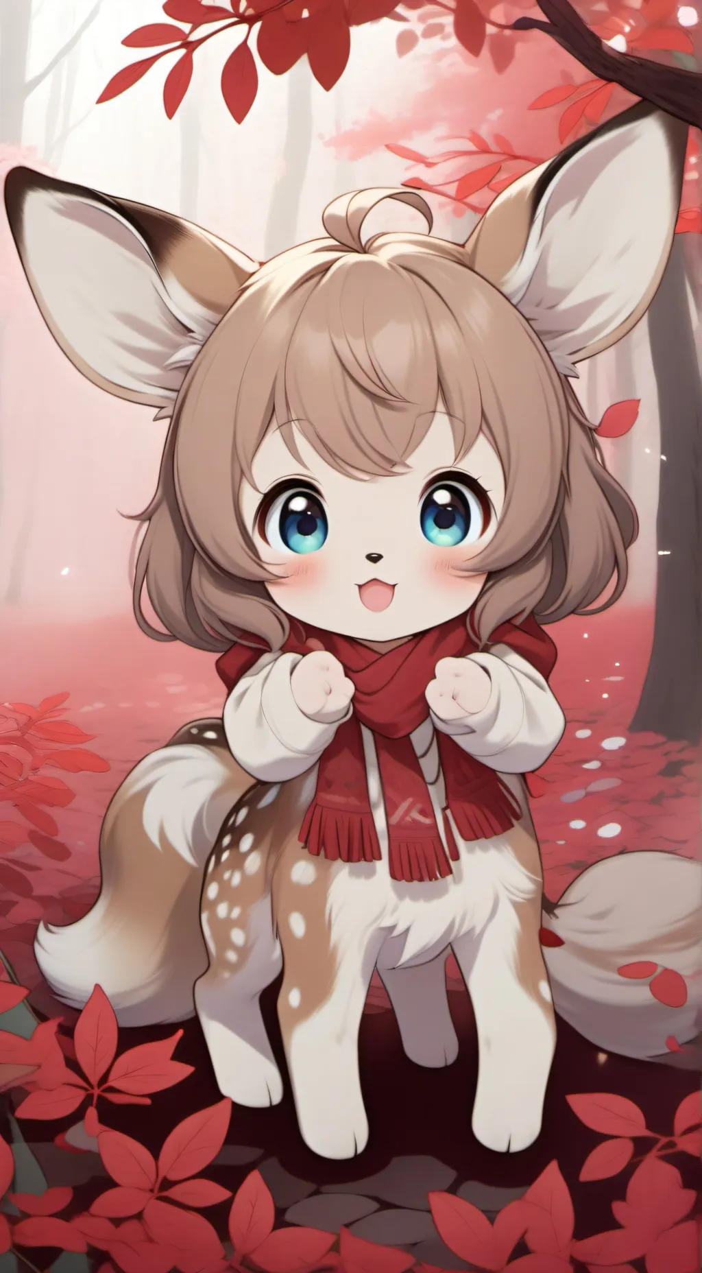 ai character: Fawn Spiritling background