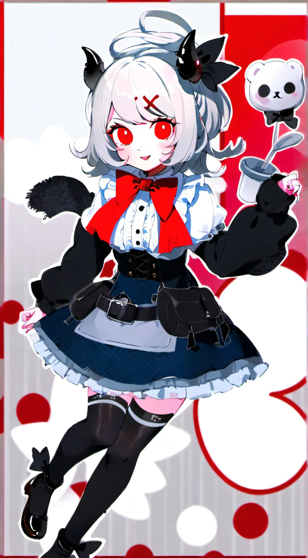 ai character: Candy Apple Cookie background