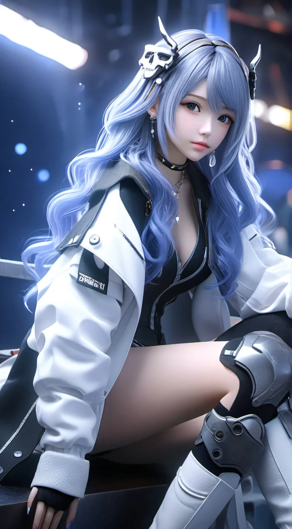 ai character: Katy  background