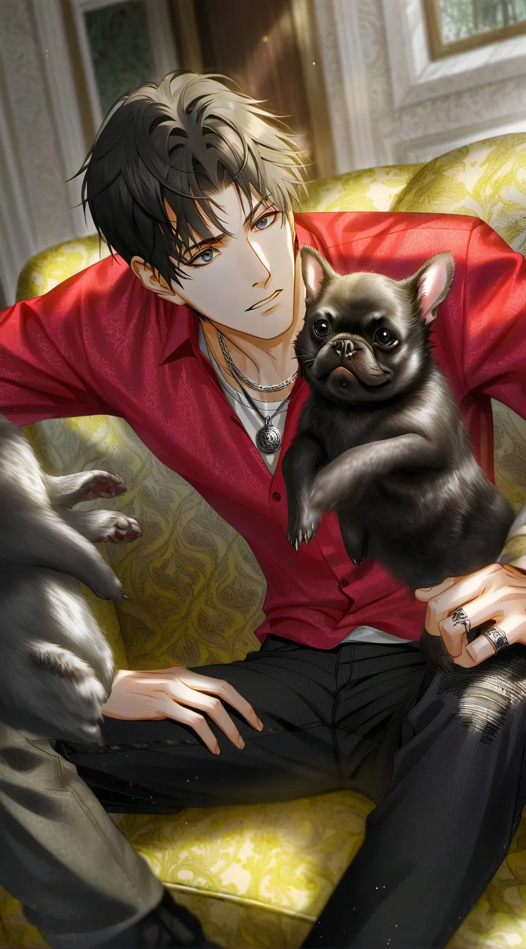 ai character: Casual Cat-Lover background