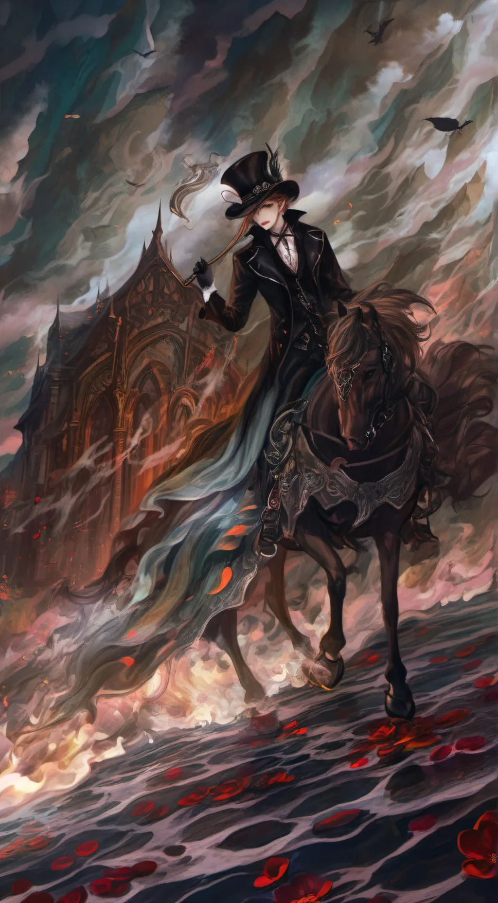 ai character: mha girl  background