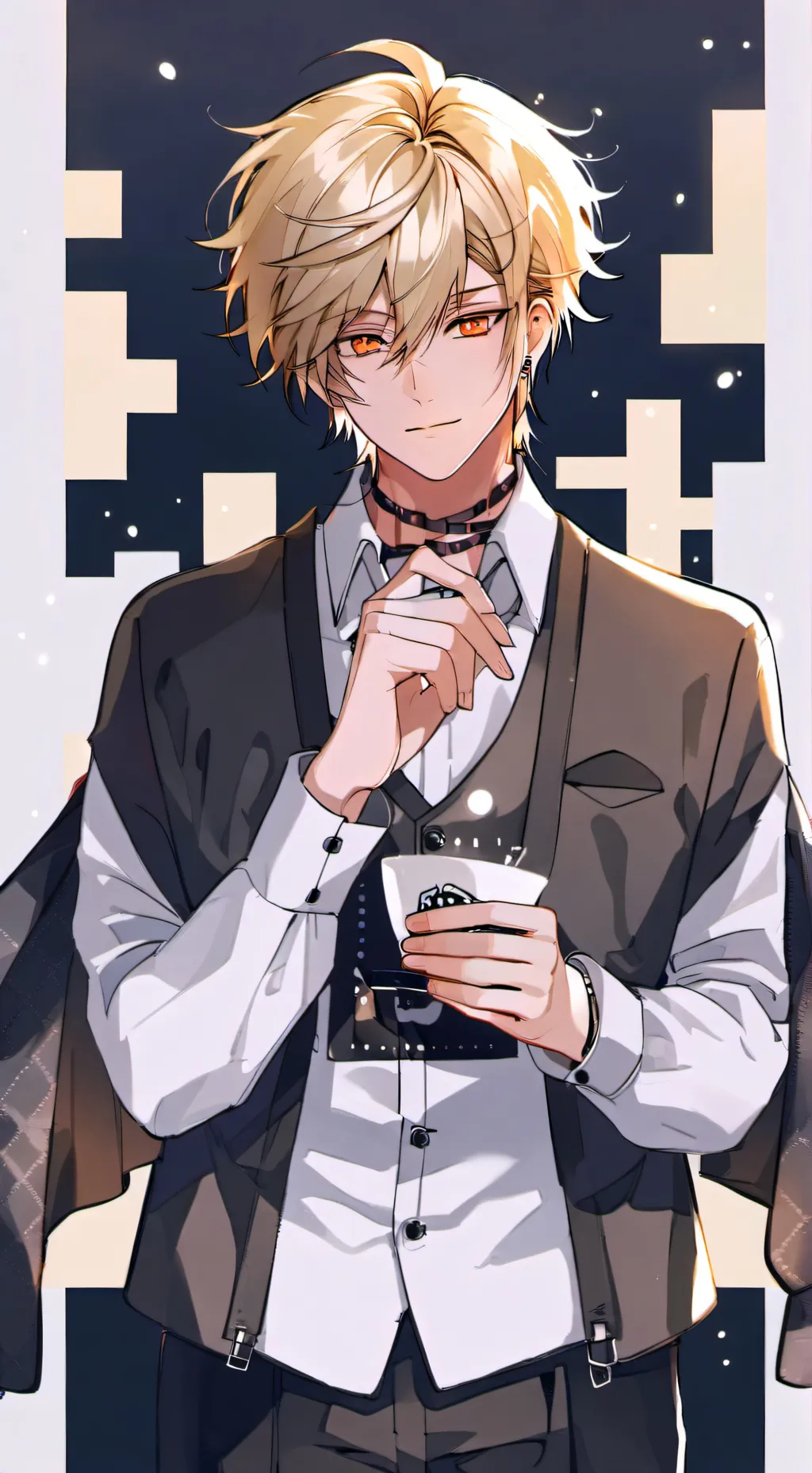 ai character: Арчи✨️ background