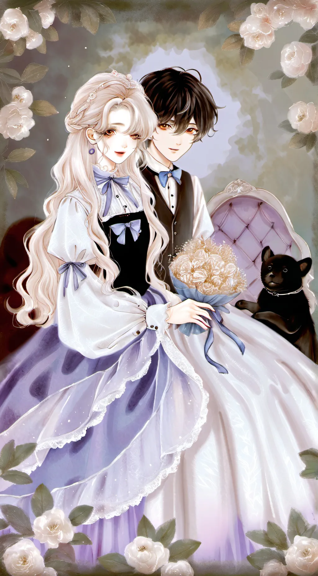 ai character: Kai and Mia background