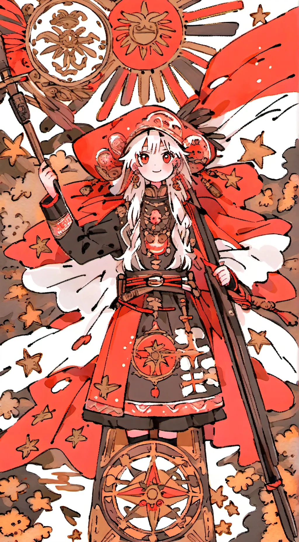 ai character: CH OC background