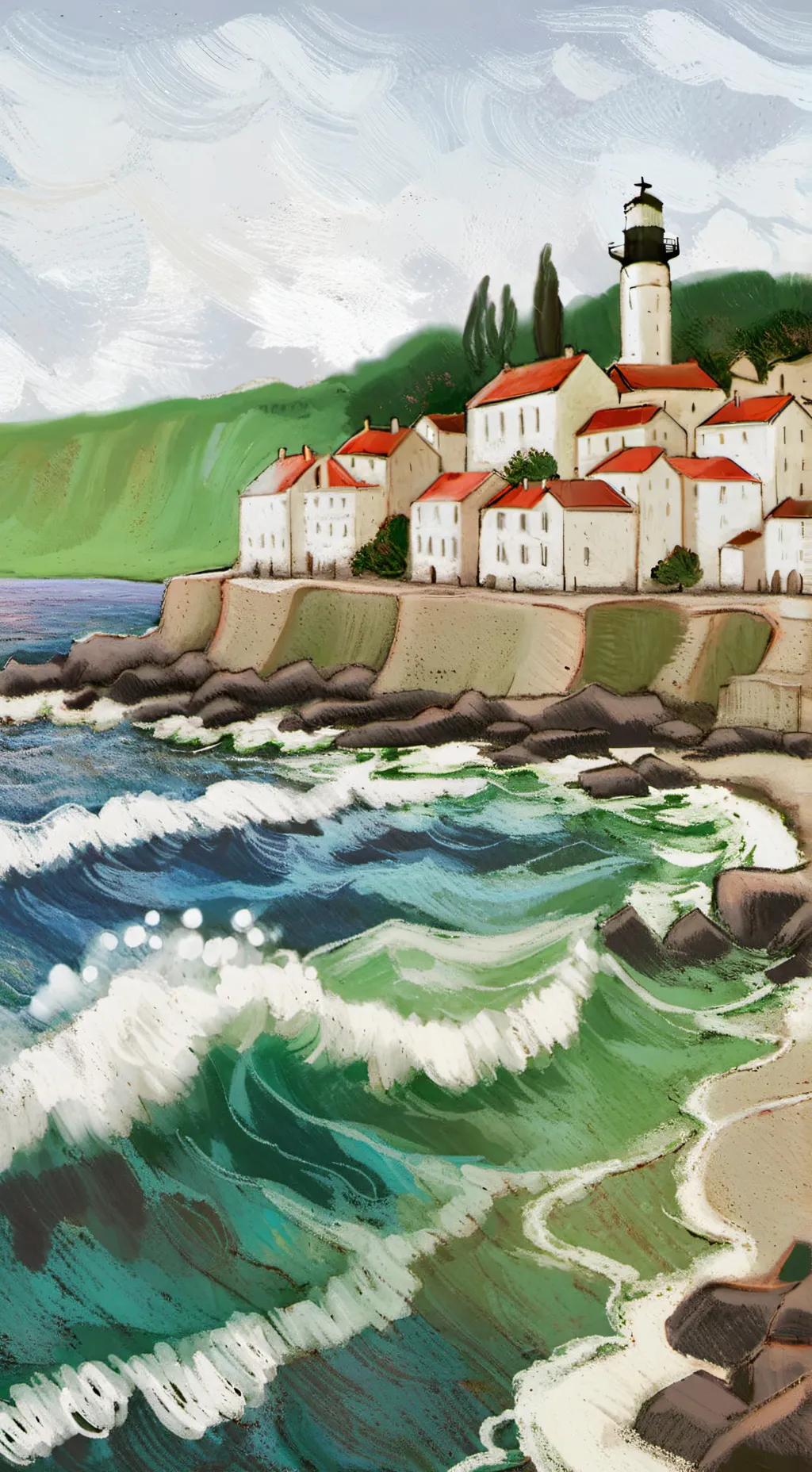 ai character: Semi-magical witch background