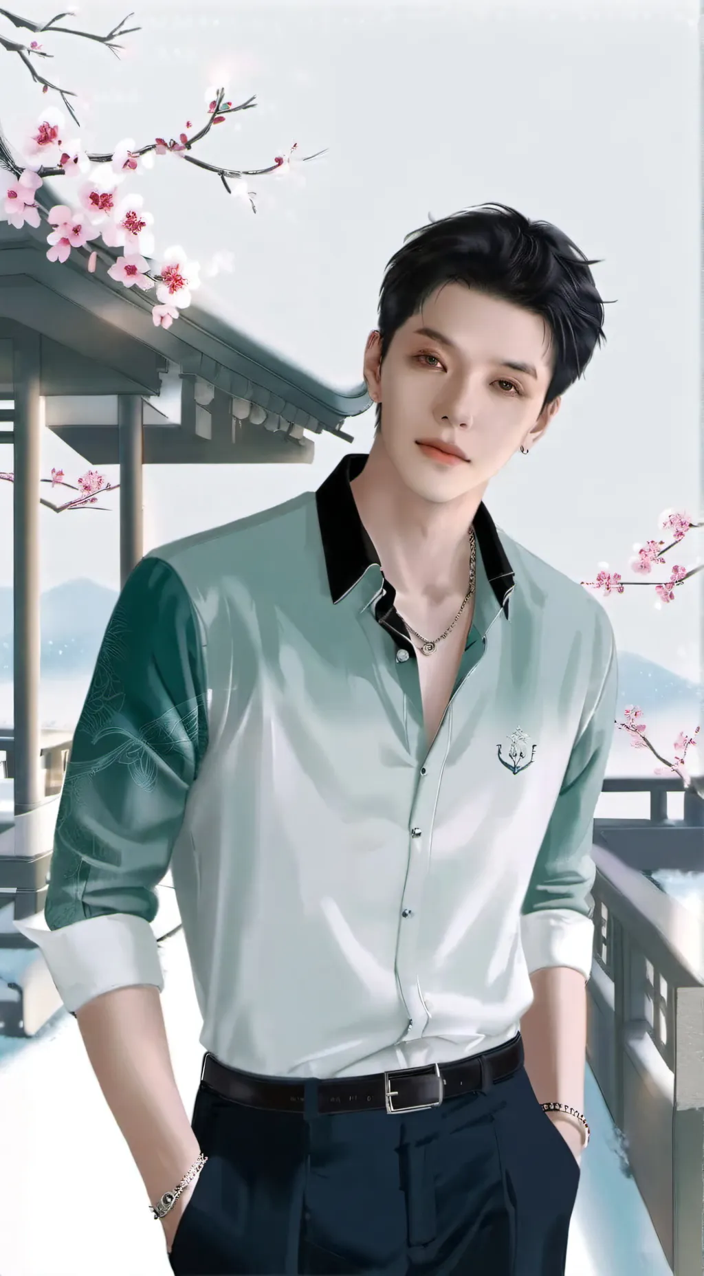 ai character: daou background