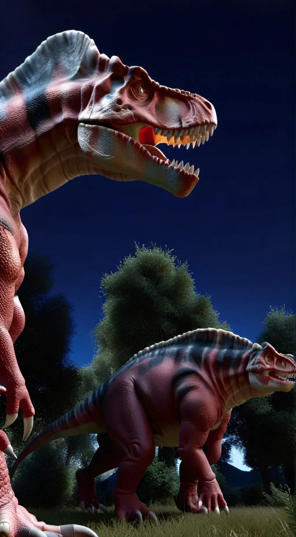 ai character: dinosaur timeline background