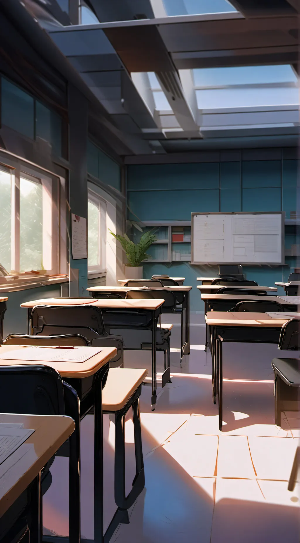 ai character: School background