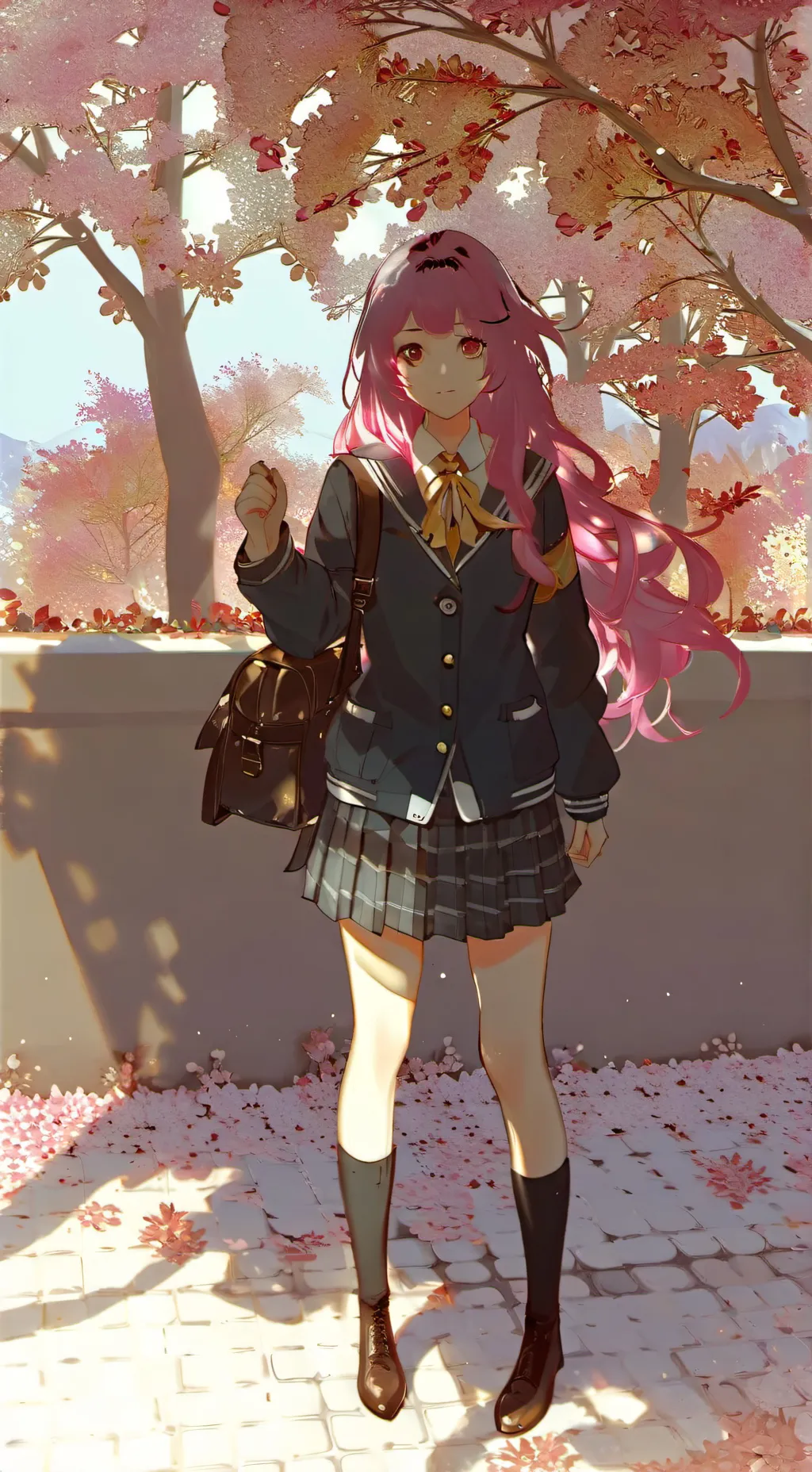 ai character: Crystal background