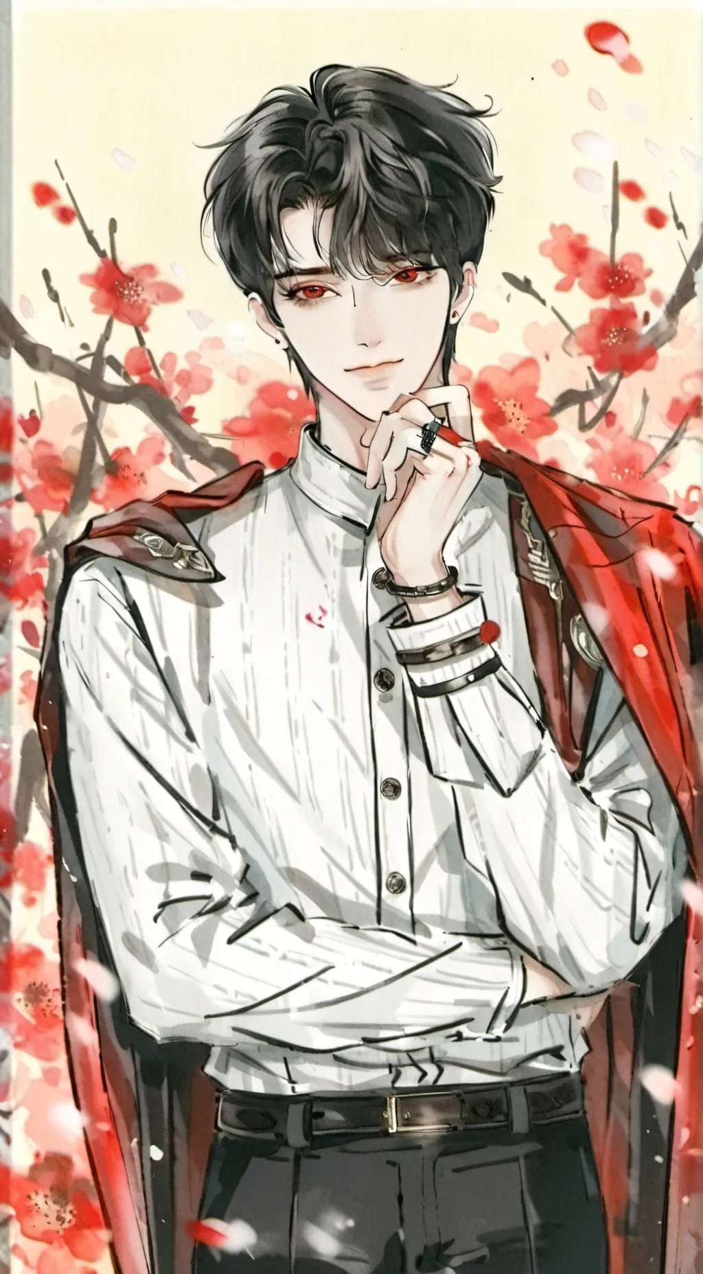 ai character: 梵天侯 background