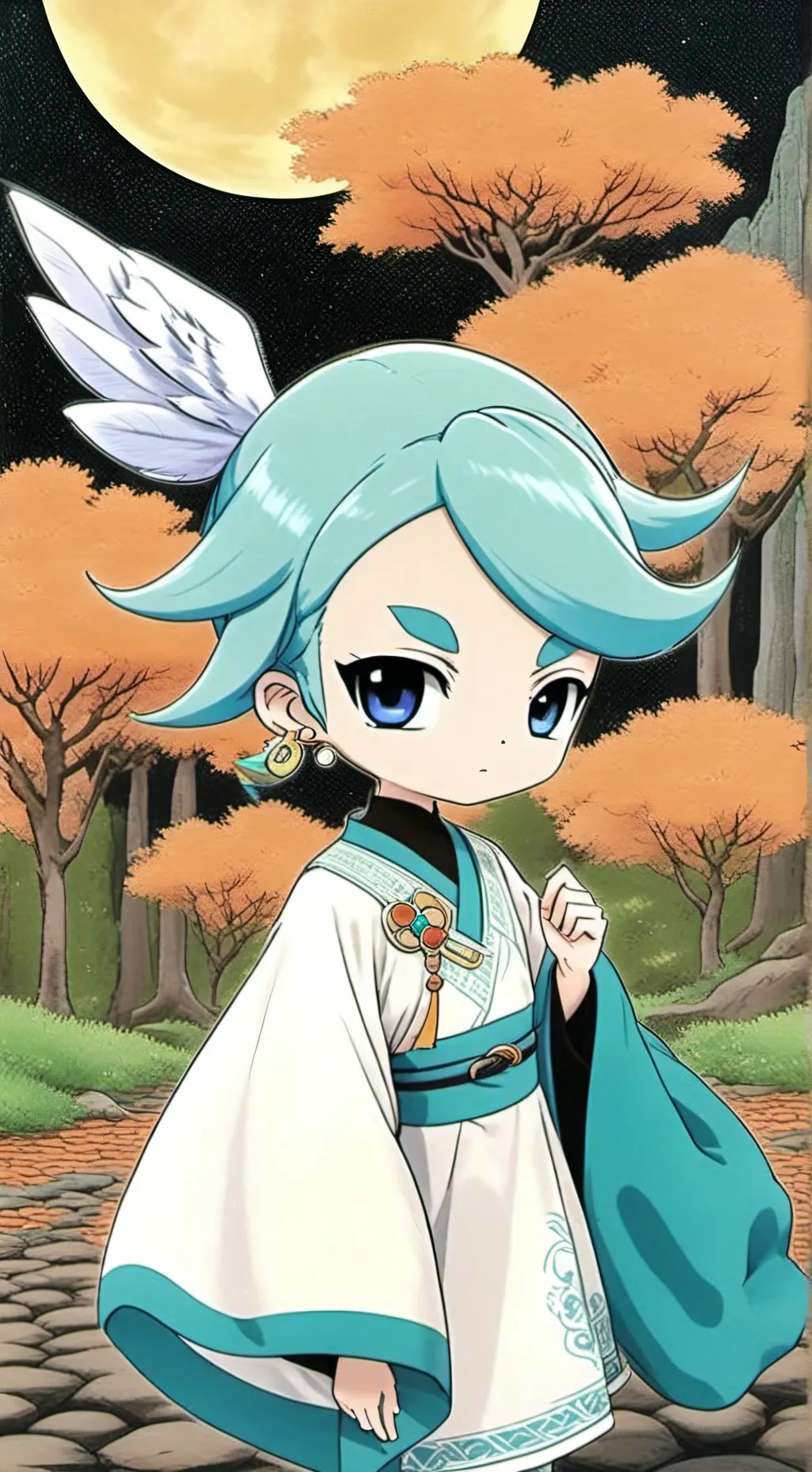 ai character: freeze ping background