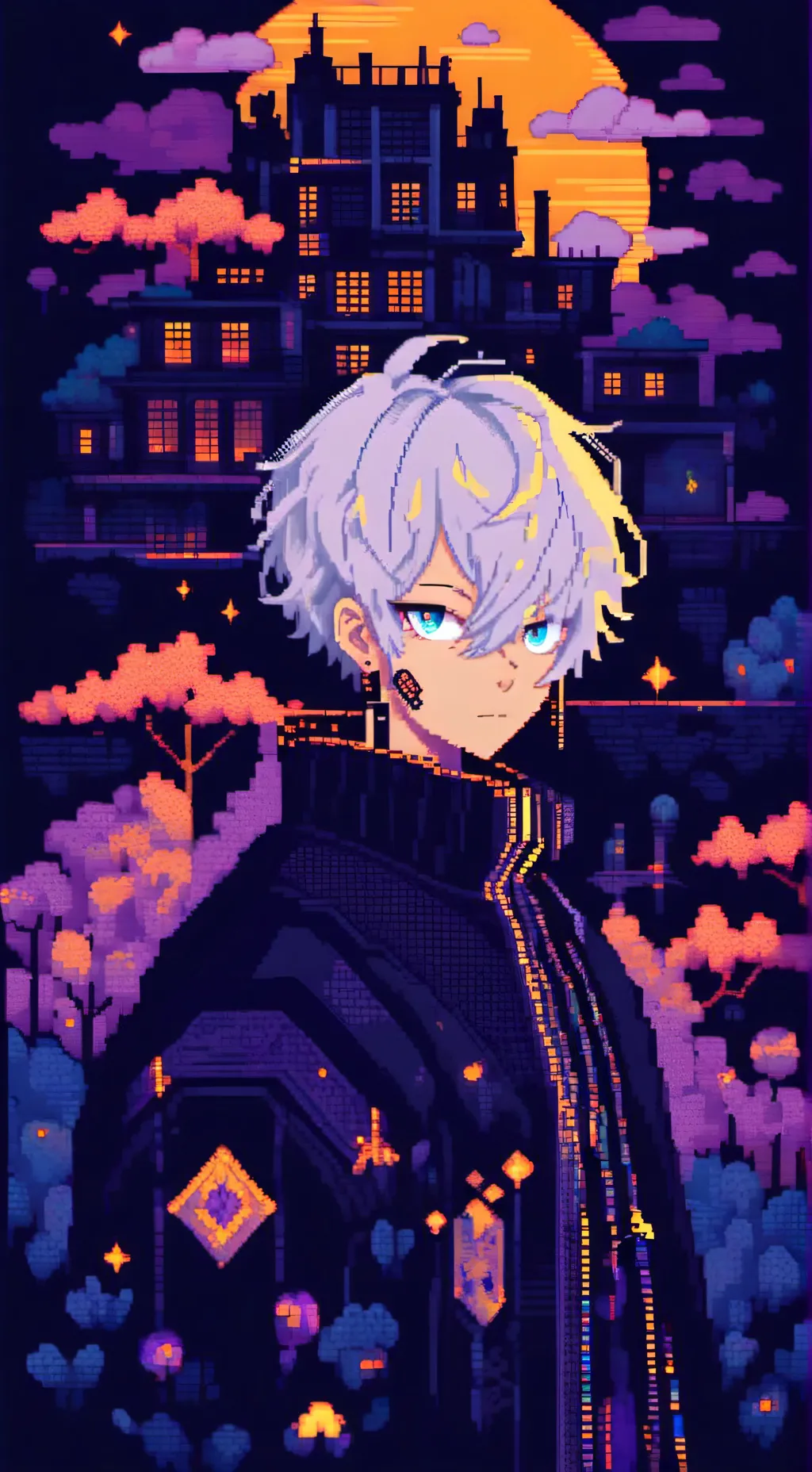 ai character: sanemi te ama😀 background