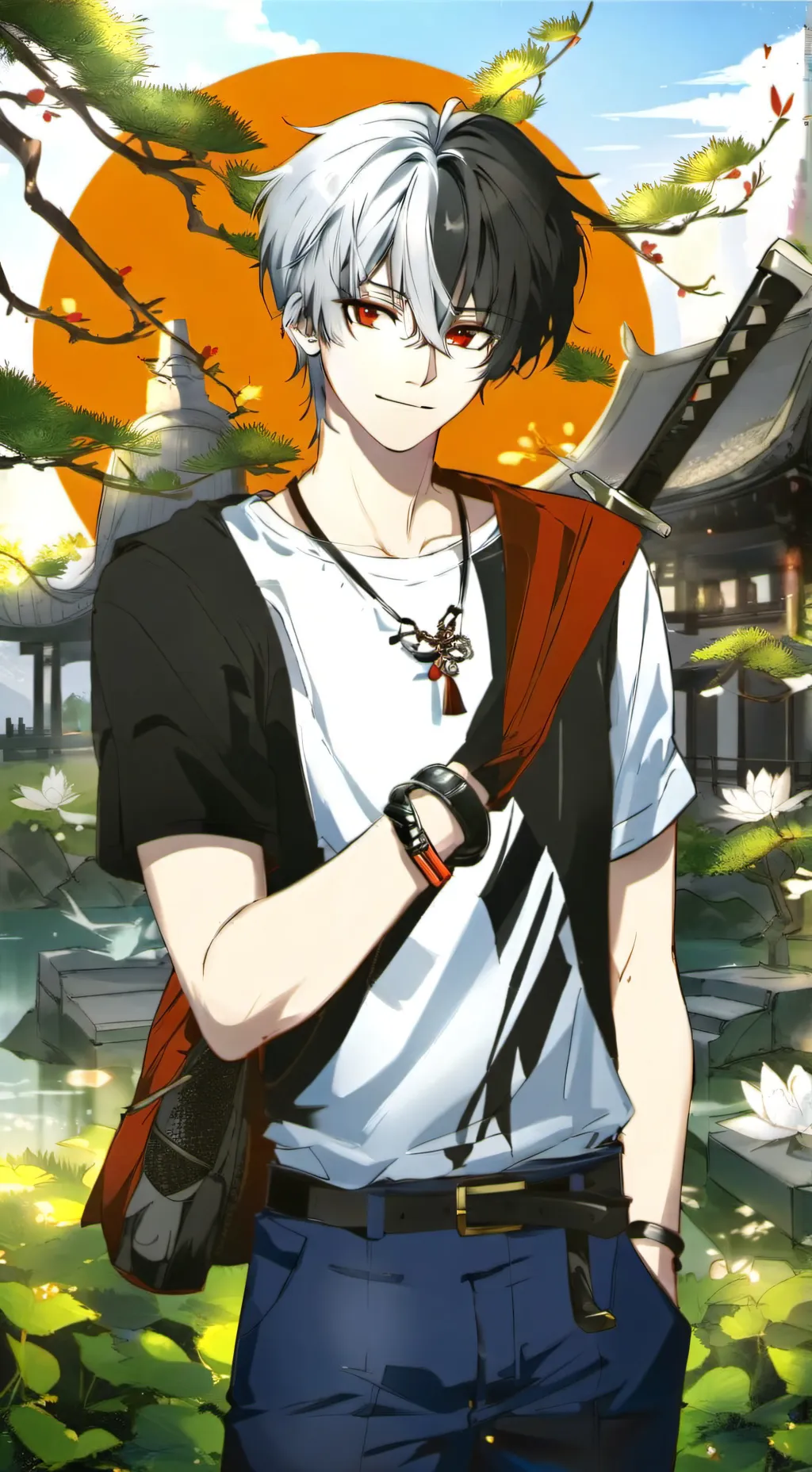 ai character: Vector background