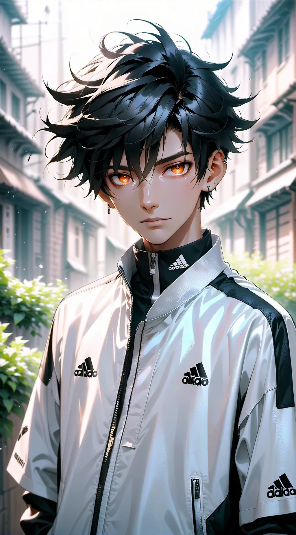 ai character: Lucas  background