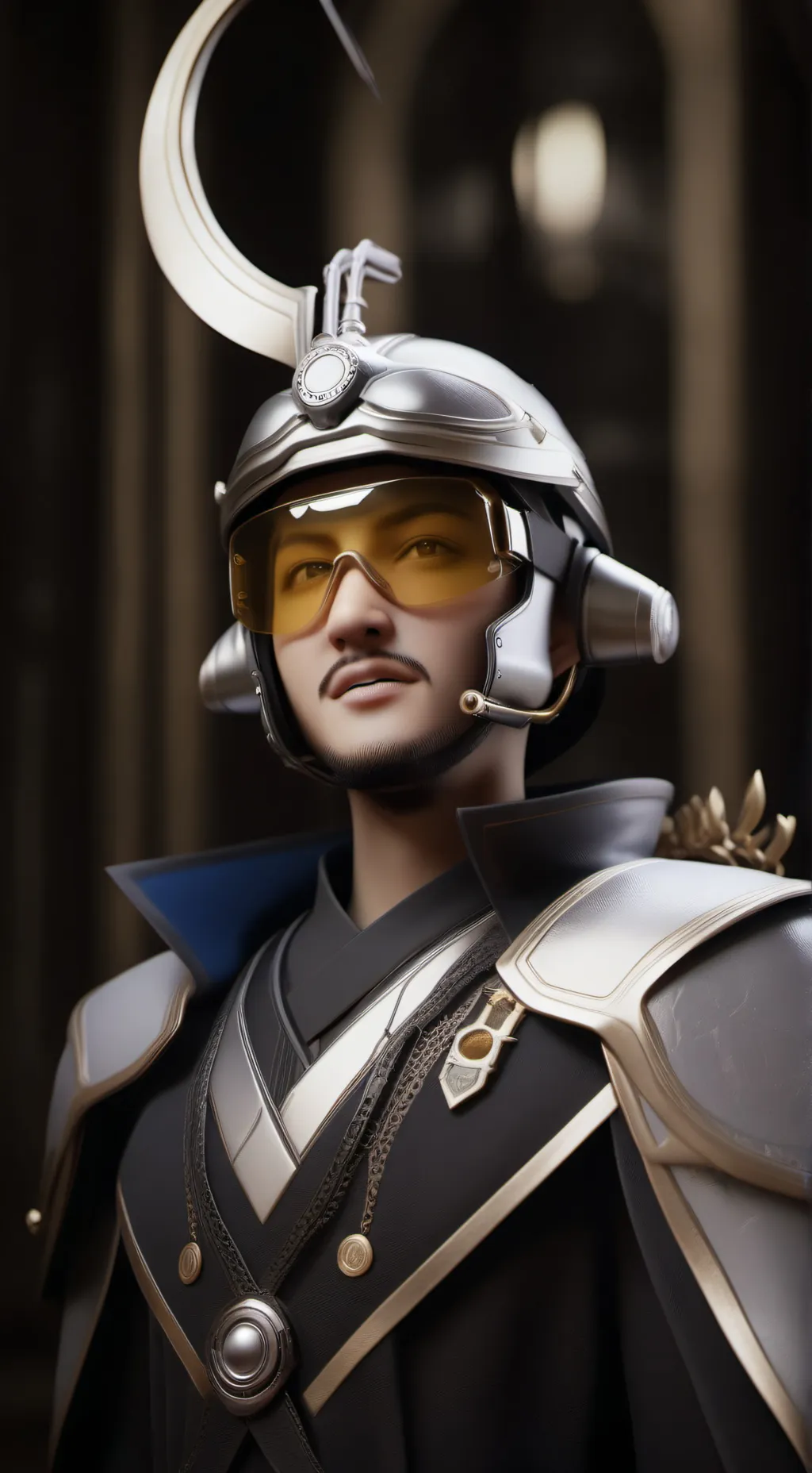 ai character: CEO of Bejing corn background