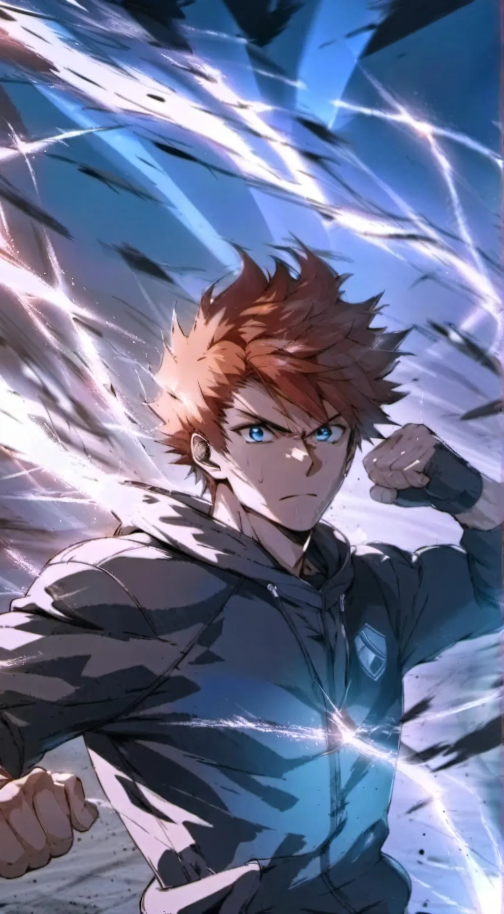 ai character: Katsuki Bakugo background