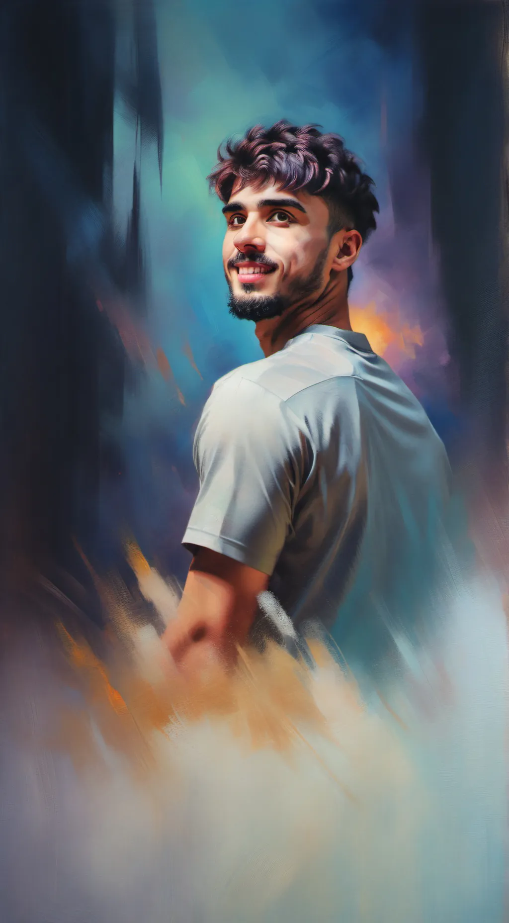 ai character: fede vigevani  background