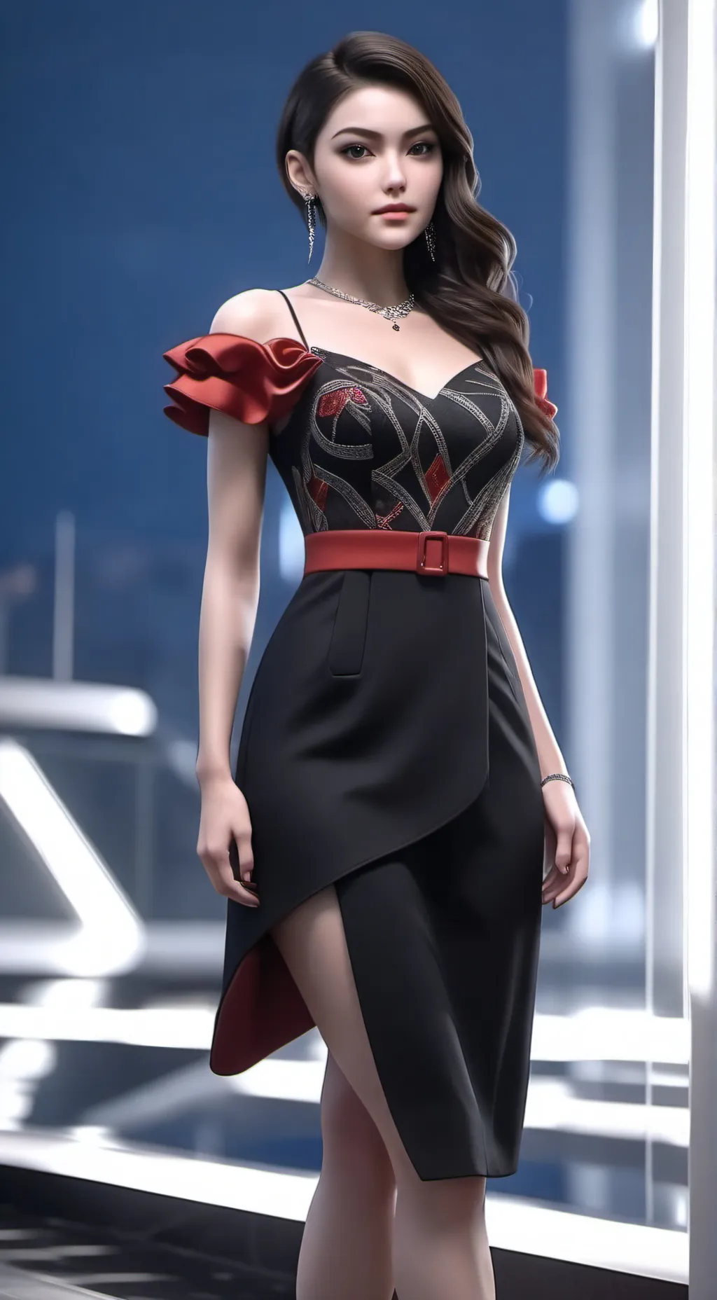 ai character: Luna Vitória background