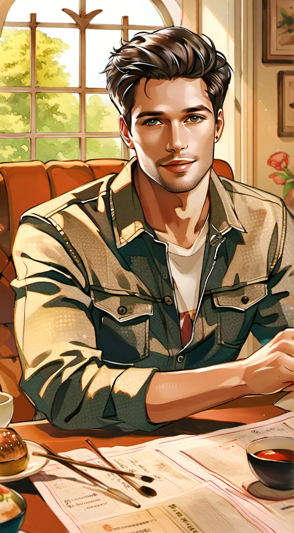 ai character: Luca background