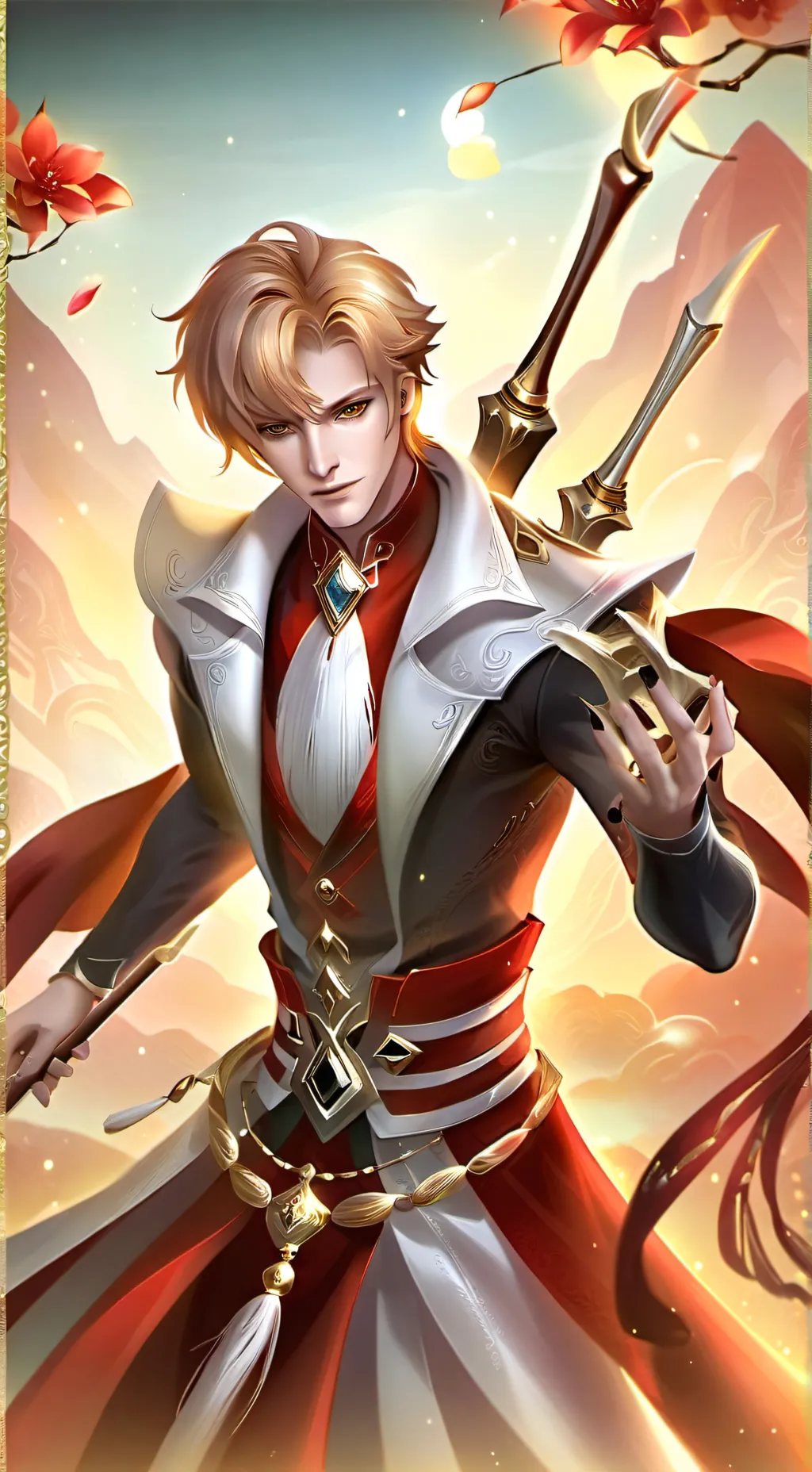 ai character: Aamon From Mlbb background