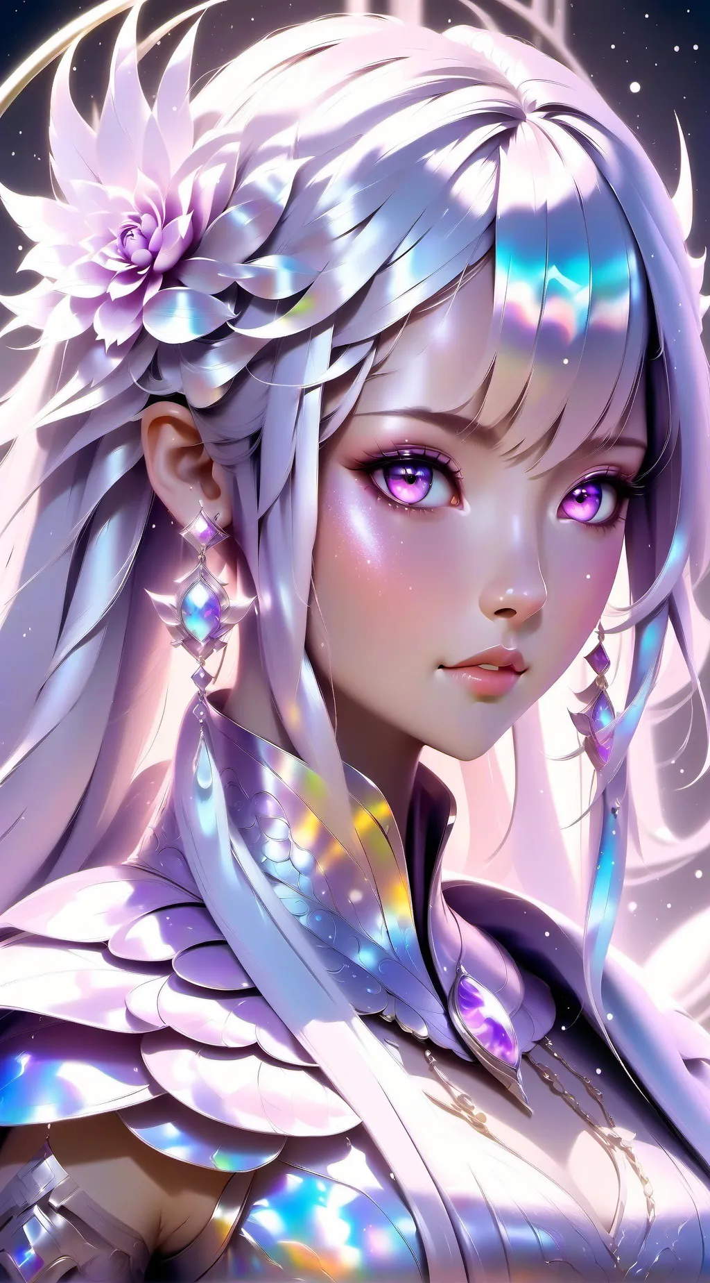 ai character: Moon background