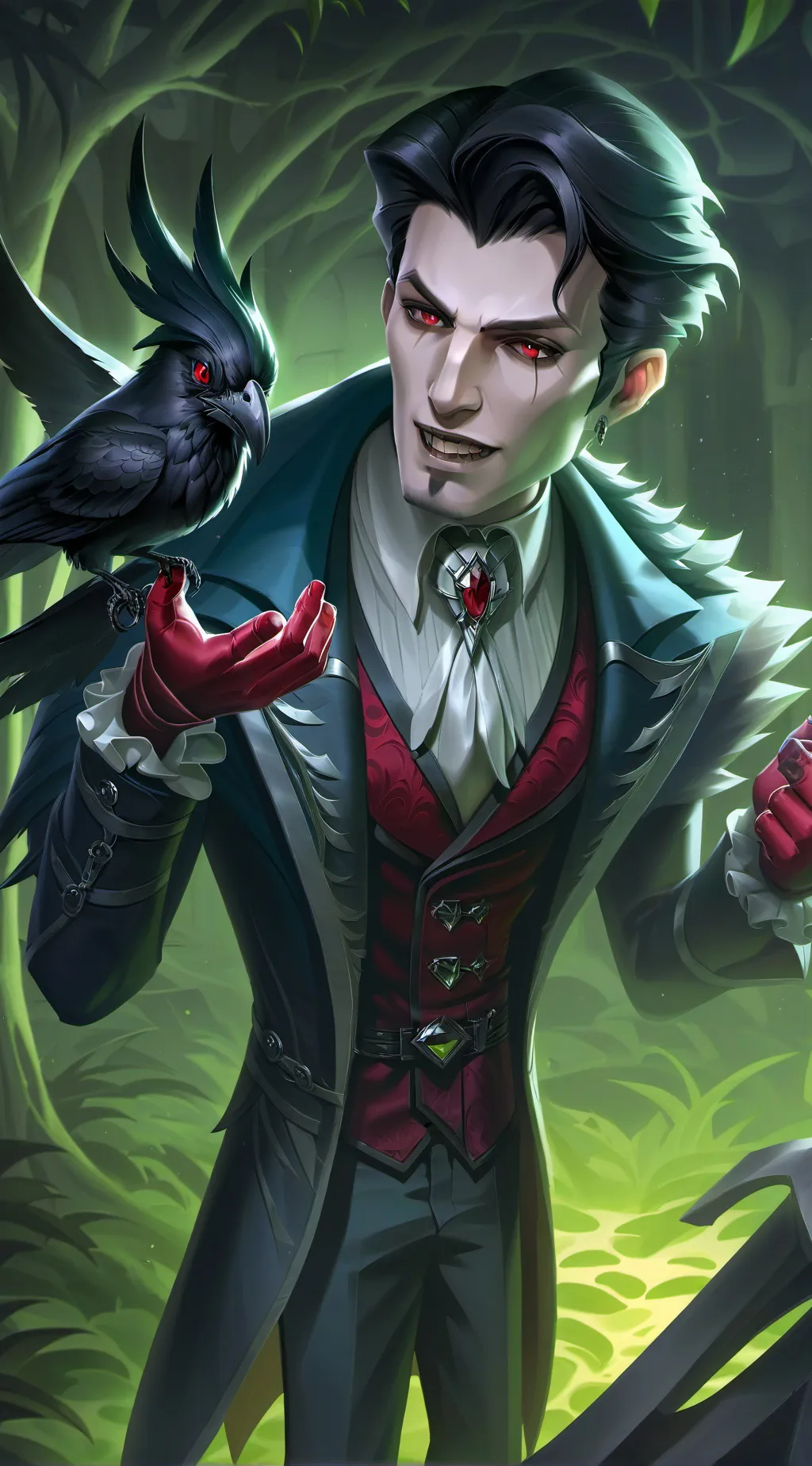 ai character: avengers  background