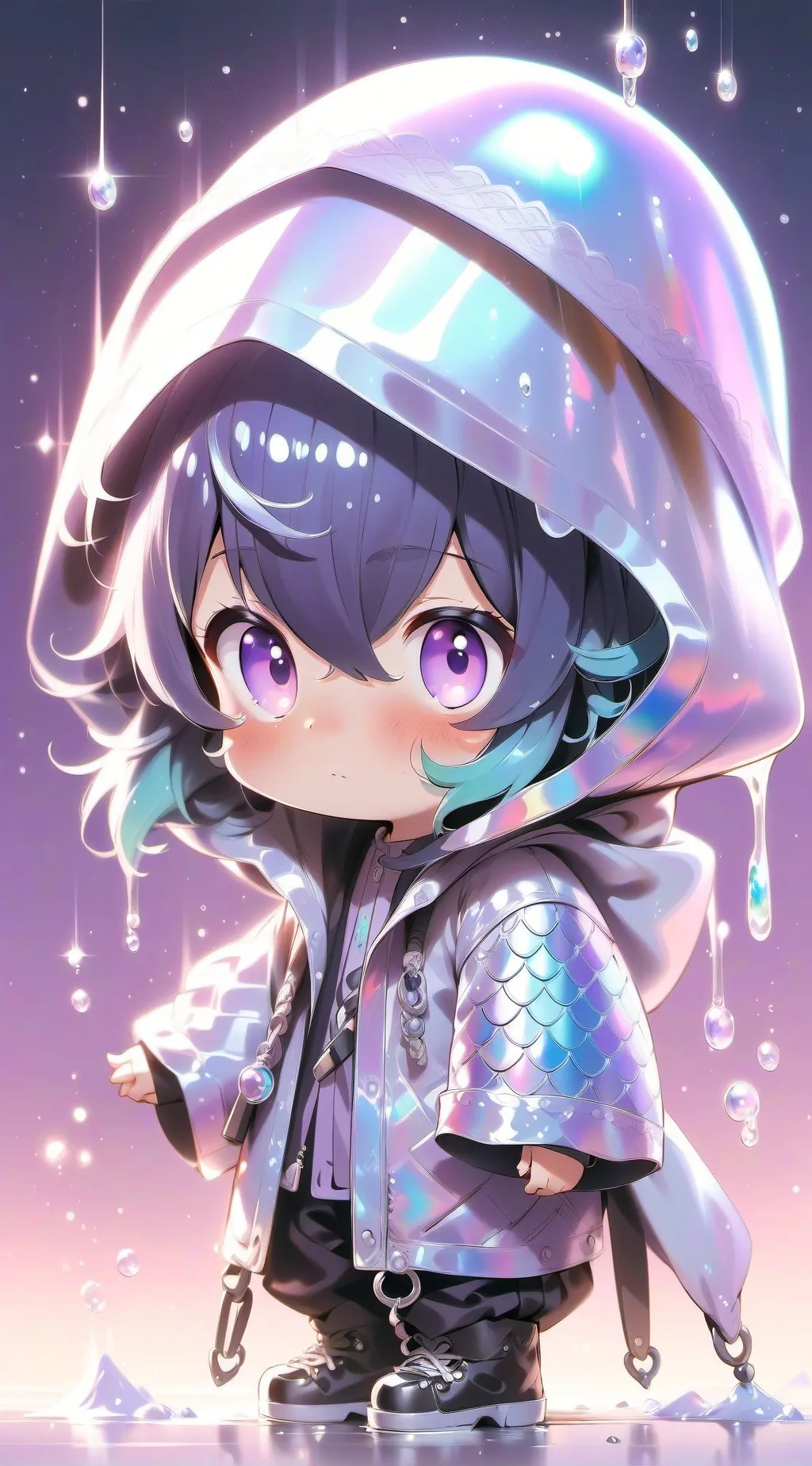 ai character: kny mha background