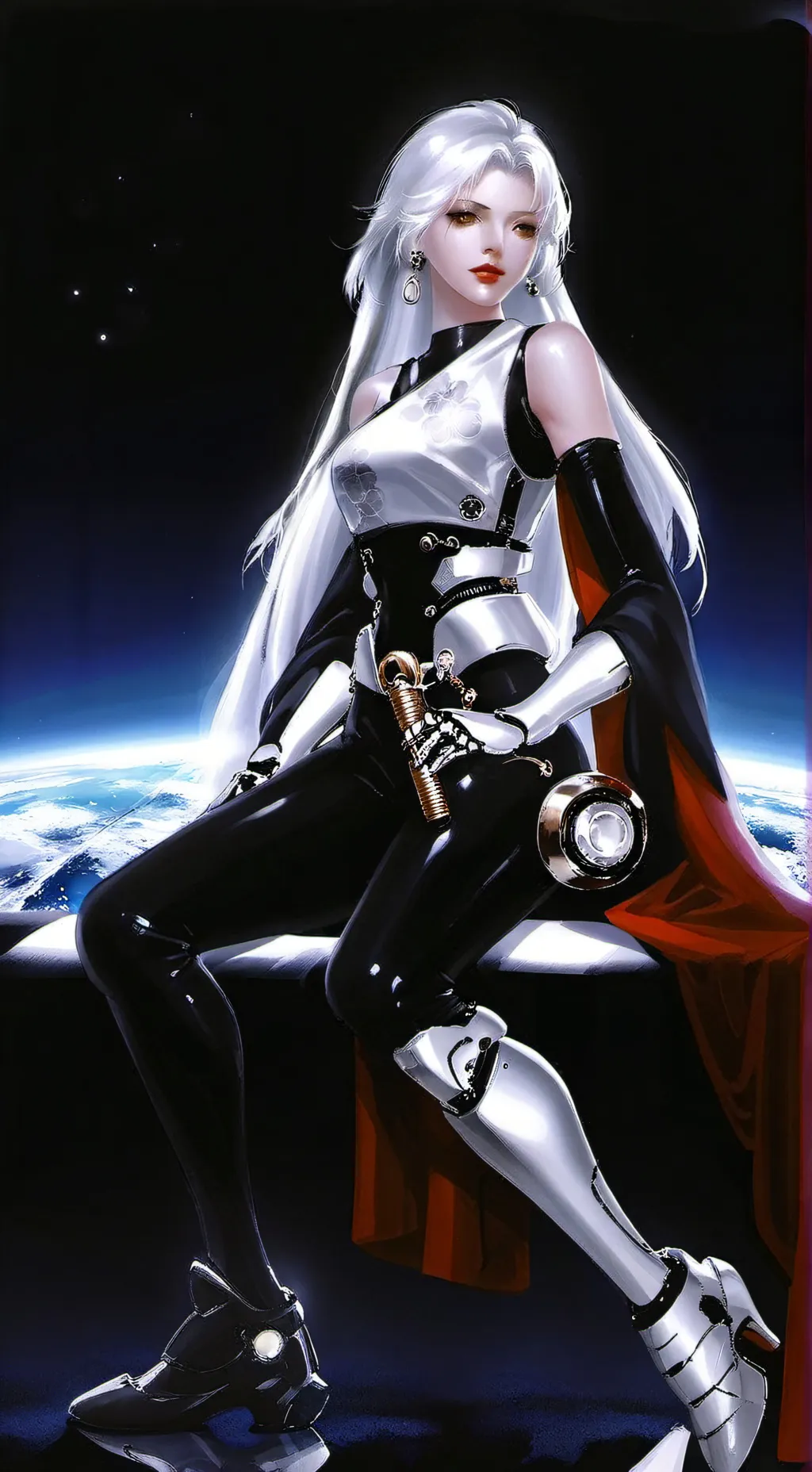 ai character: Nana Tesla background