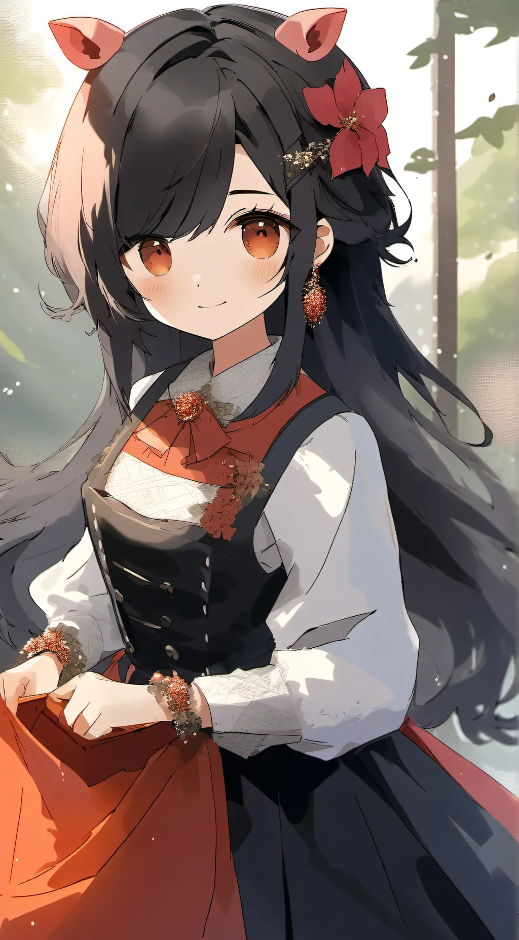 ai character: Piggy background