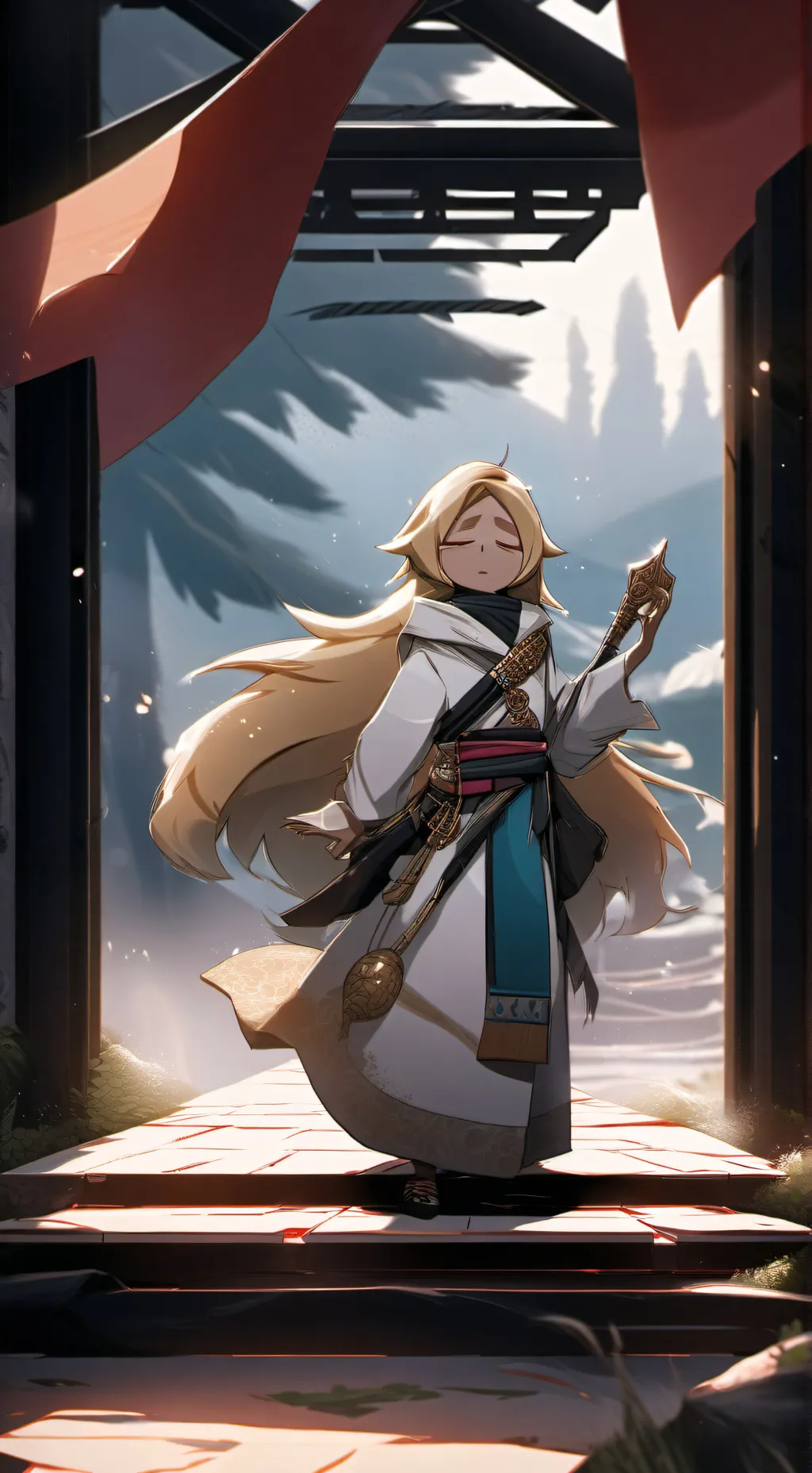 ai character: Pure Vanilla background