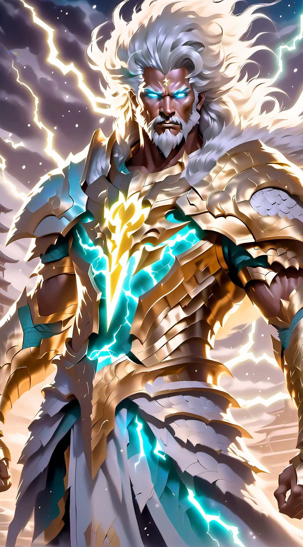 ai character: ZEUS background